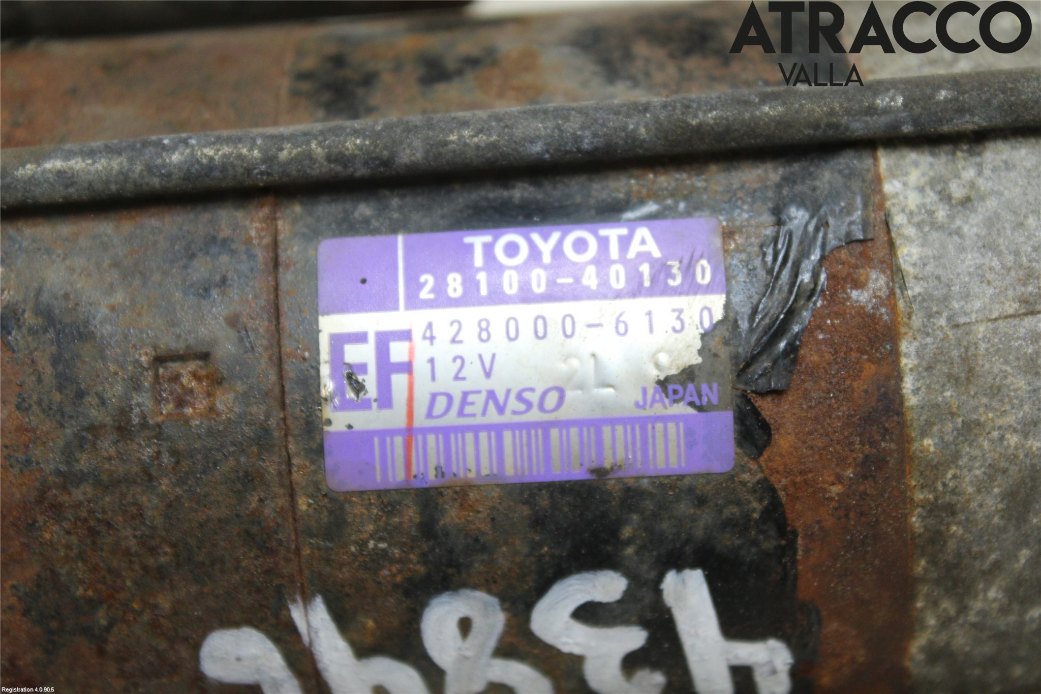 Toyota iQ Startmotor