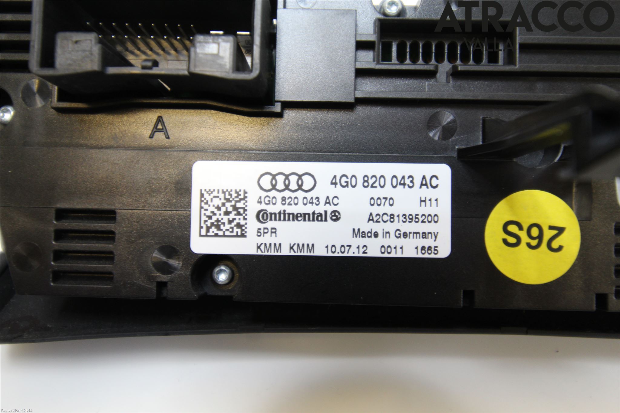 Audi A6/S6 4G 11-18 Ac Styrenhet Ac Manöveren