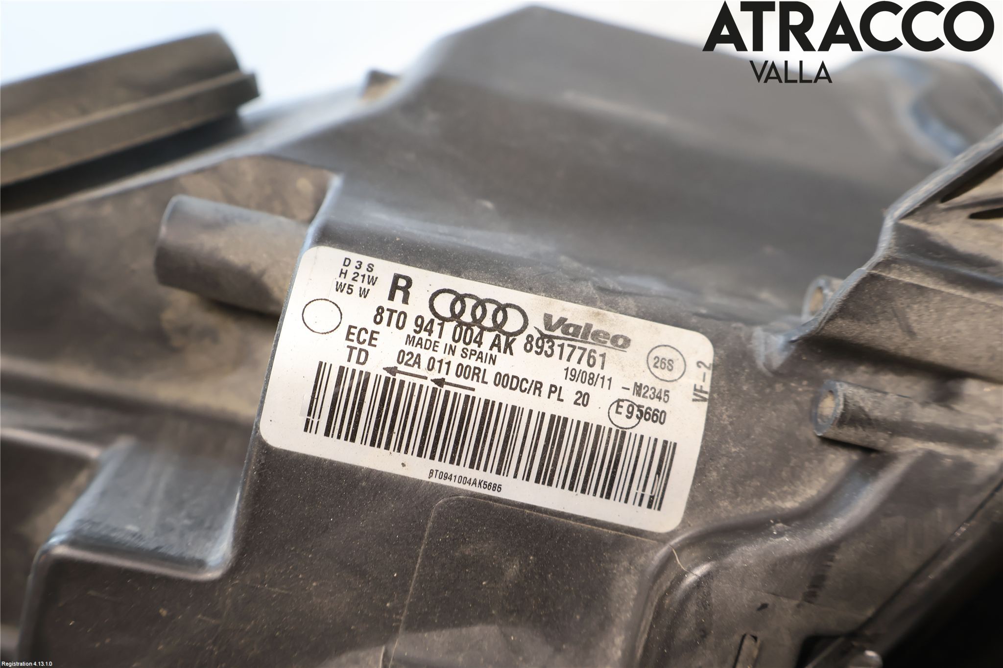 Audi A5 07-16 Strålkastare Höger