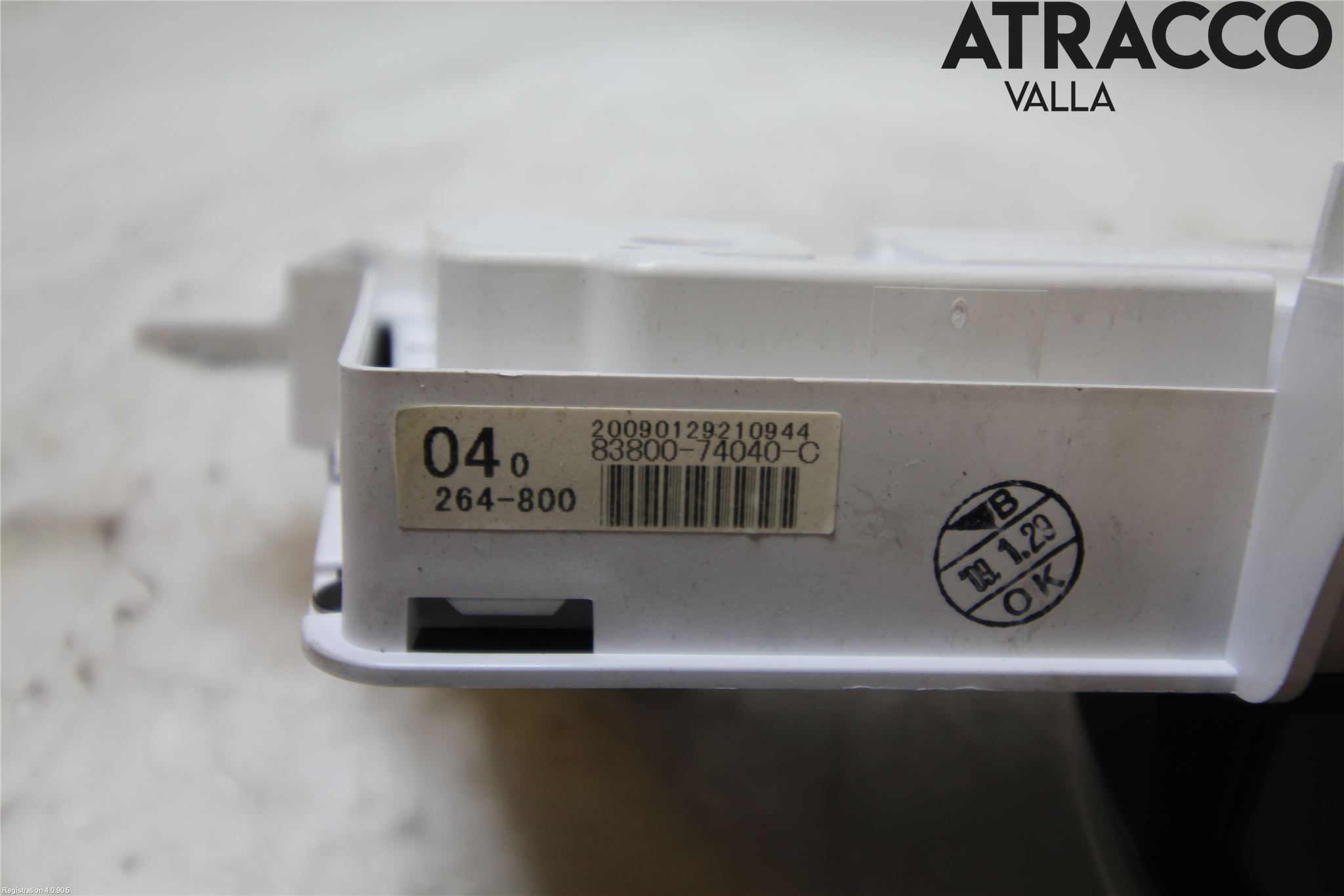 Toyota iQ Instrument Komb