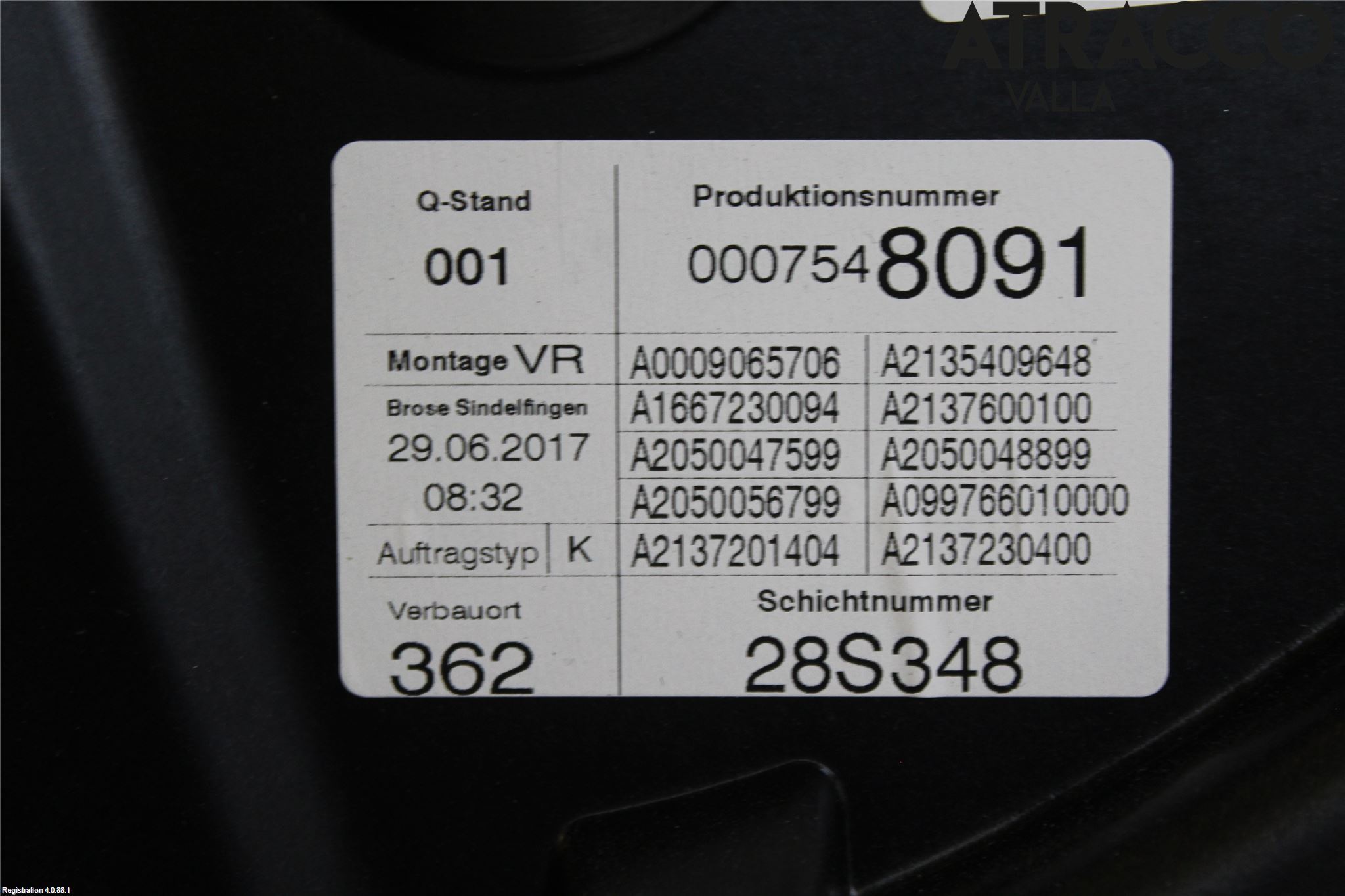 Mercedes-Benz MB E-KLASS (W213) 16-23 Fönsterhissmekanism