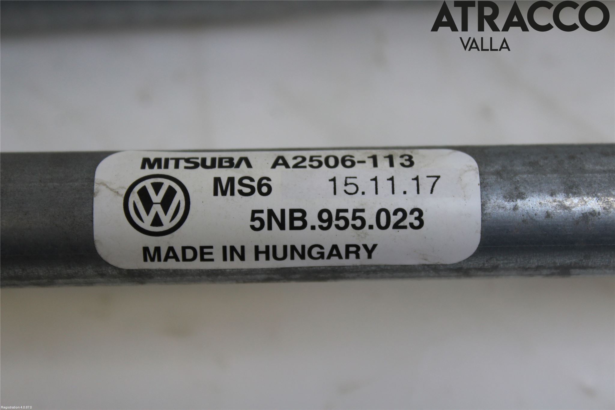Volkswagen VW TIGUAN 16-24 Torkarmekanism Vindruta
