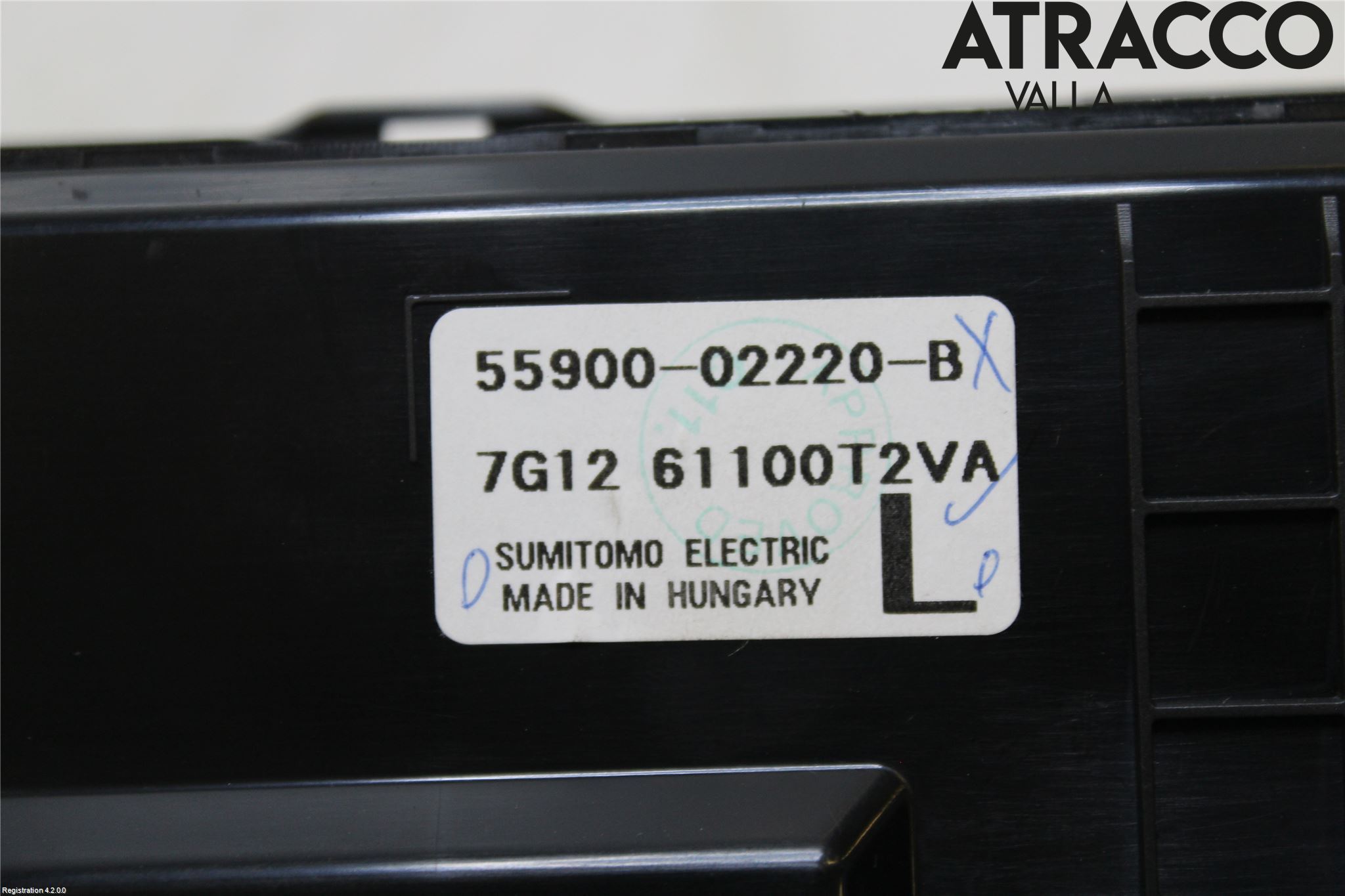 Toyota AURIS 07-09 Ac Styrenhet Ac Manöveren
