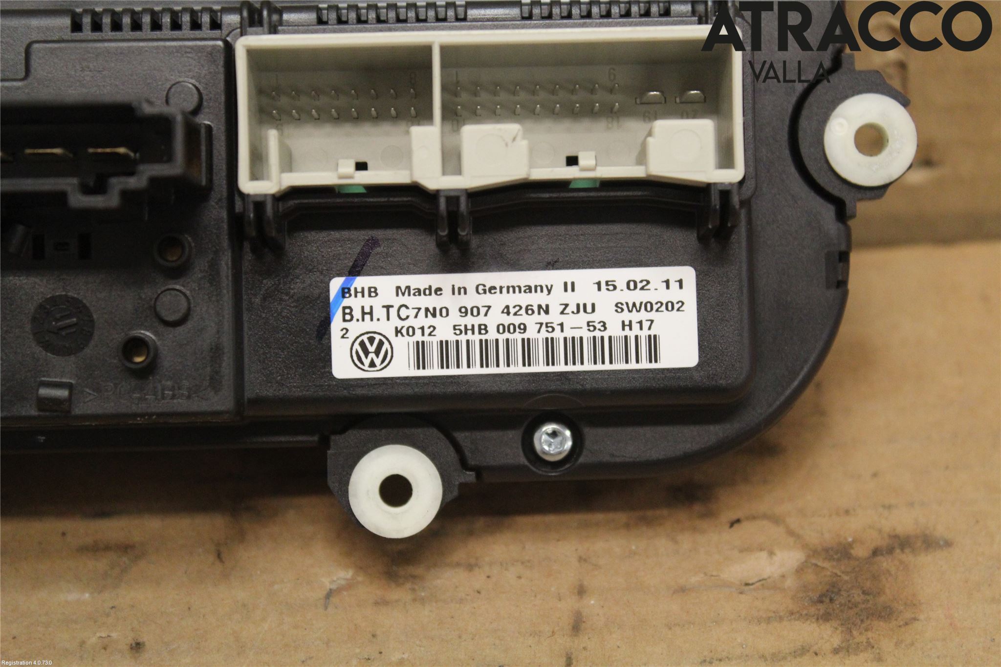 Volkswagen VW CADDY 11-15 Ac Styrenhet Ac Manöveren