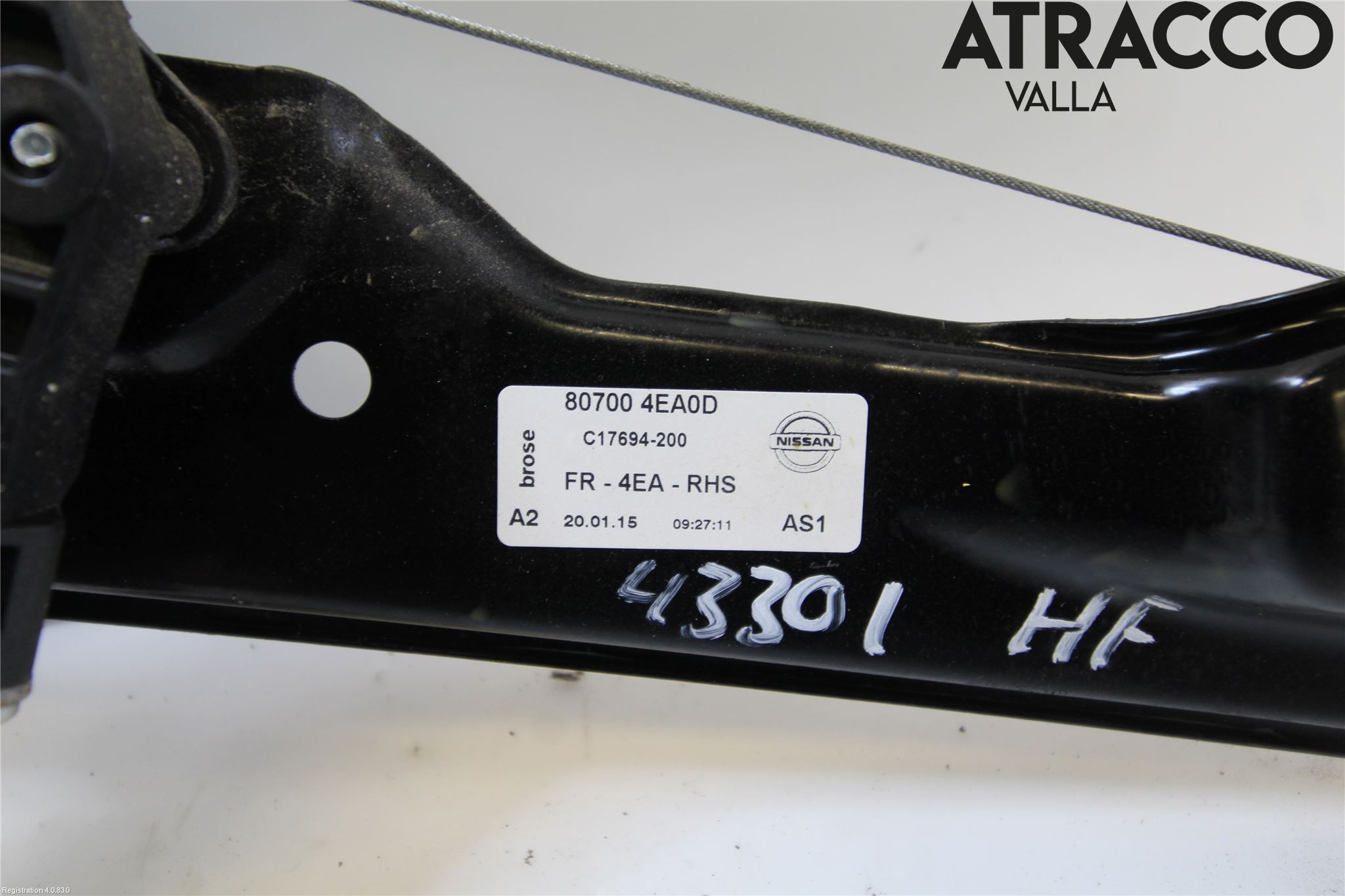 Nissan QASHQAI 14-17 Fönsterhiss El Kompl