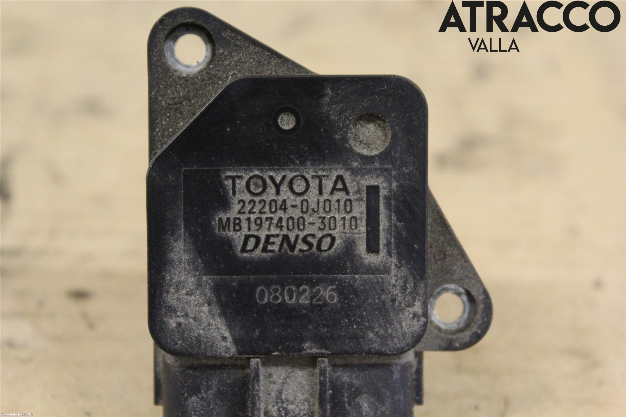 Toyota COROLLA VERSO 08-09 Injluftmassamätare