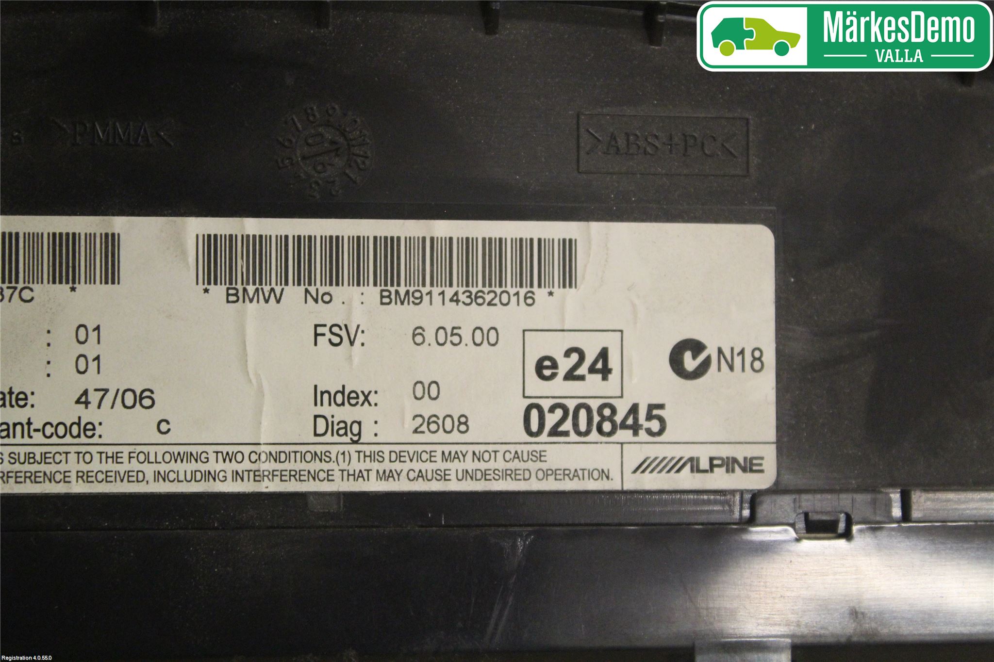 BMW 3 E90/91 SED/TOU 05-12 Multifunktionsdisplay