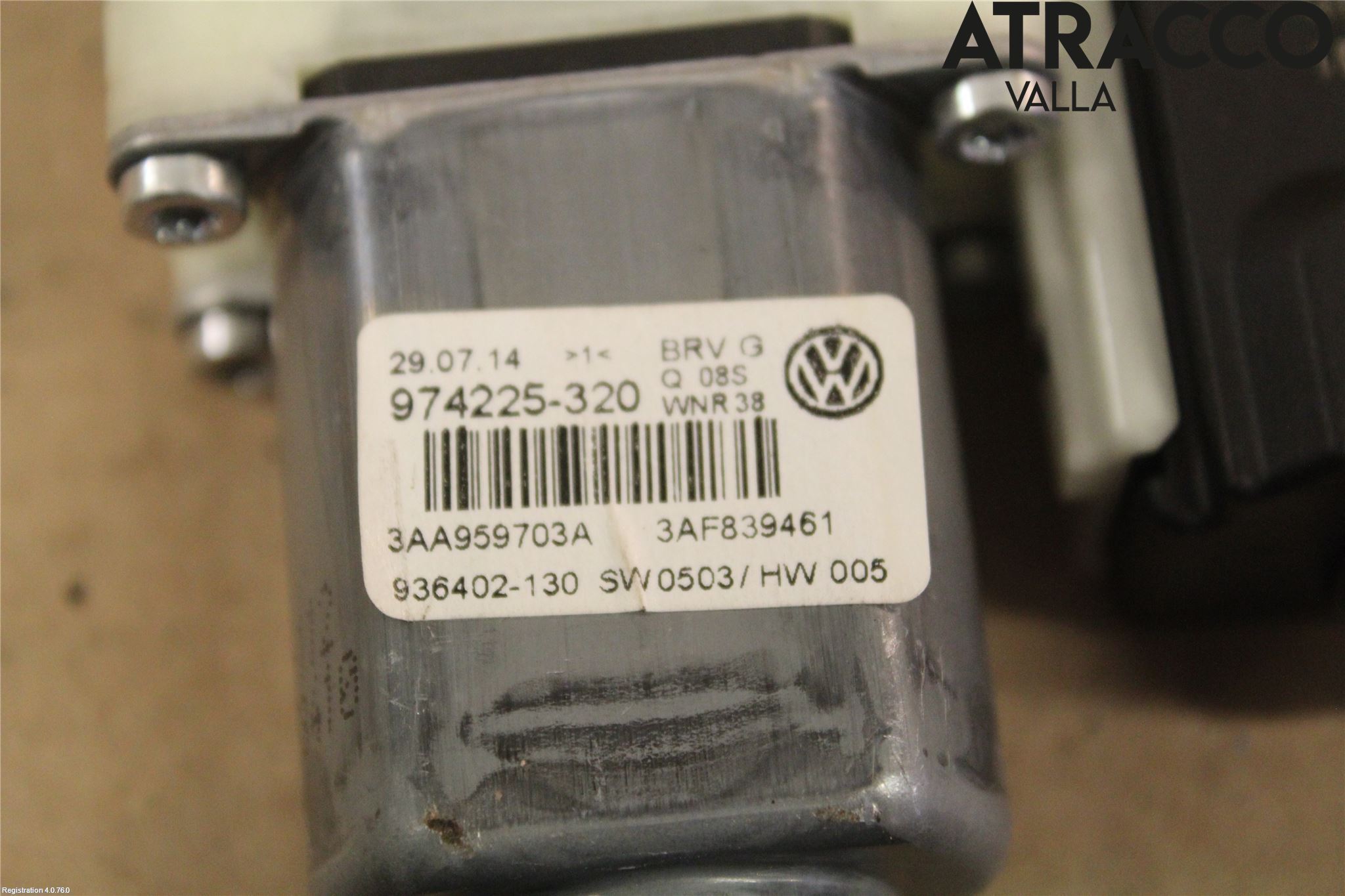 Volkswagen VW PASSAT 11-14 Fönsterhissmotor