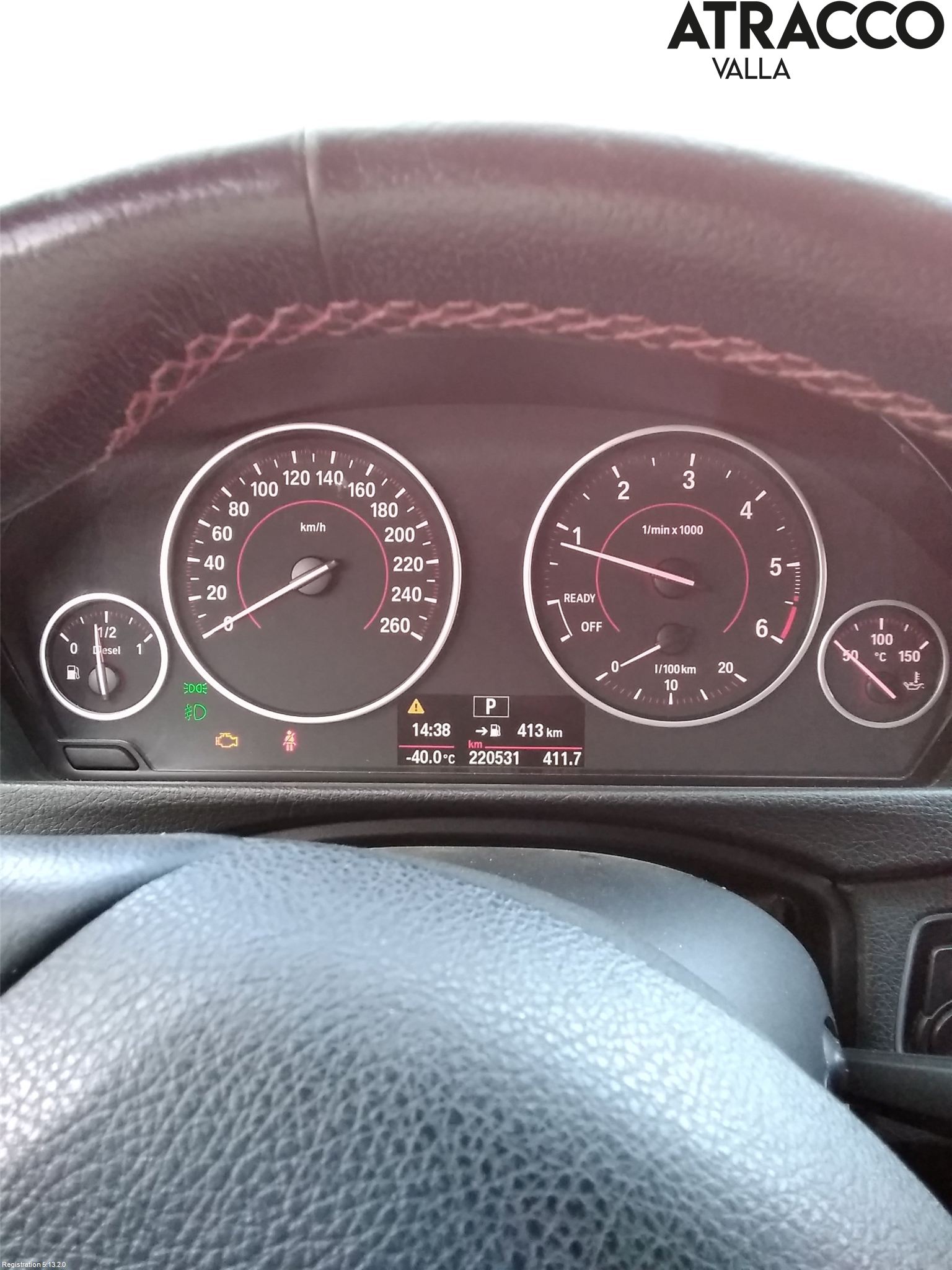 BMW 3 F30/F31/F80 12-19 Instrument Komb