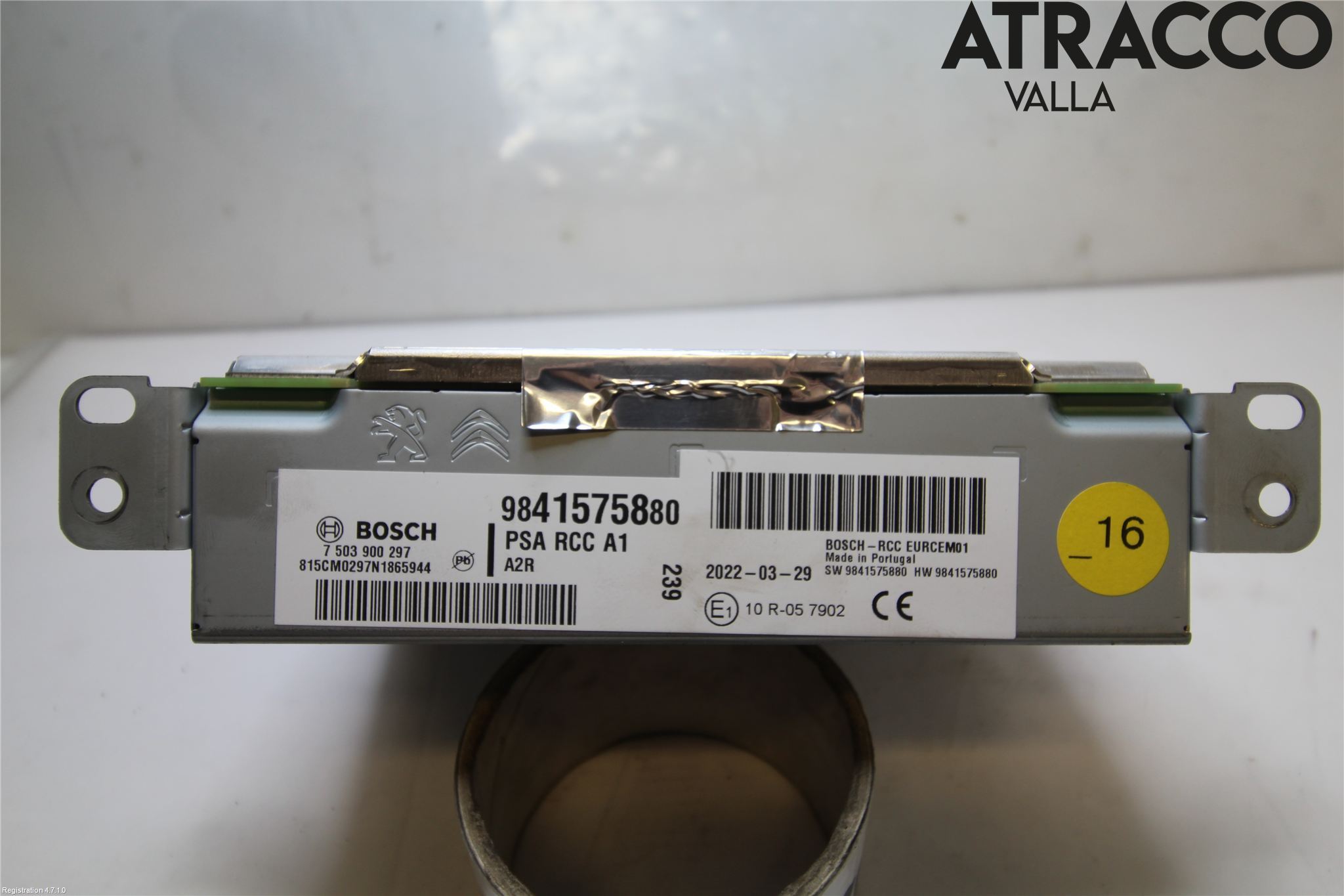 Peugeot 208/E-208 20- Styrenhet Multimedia