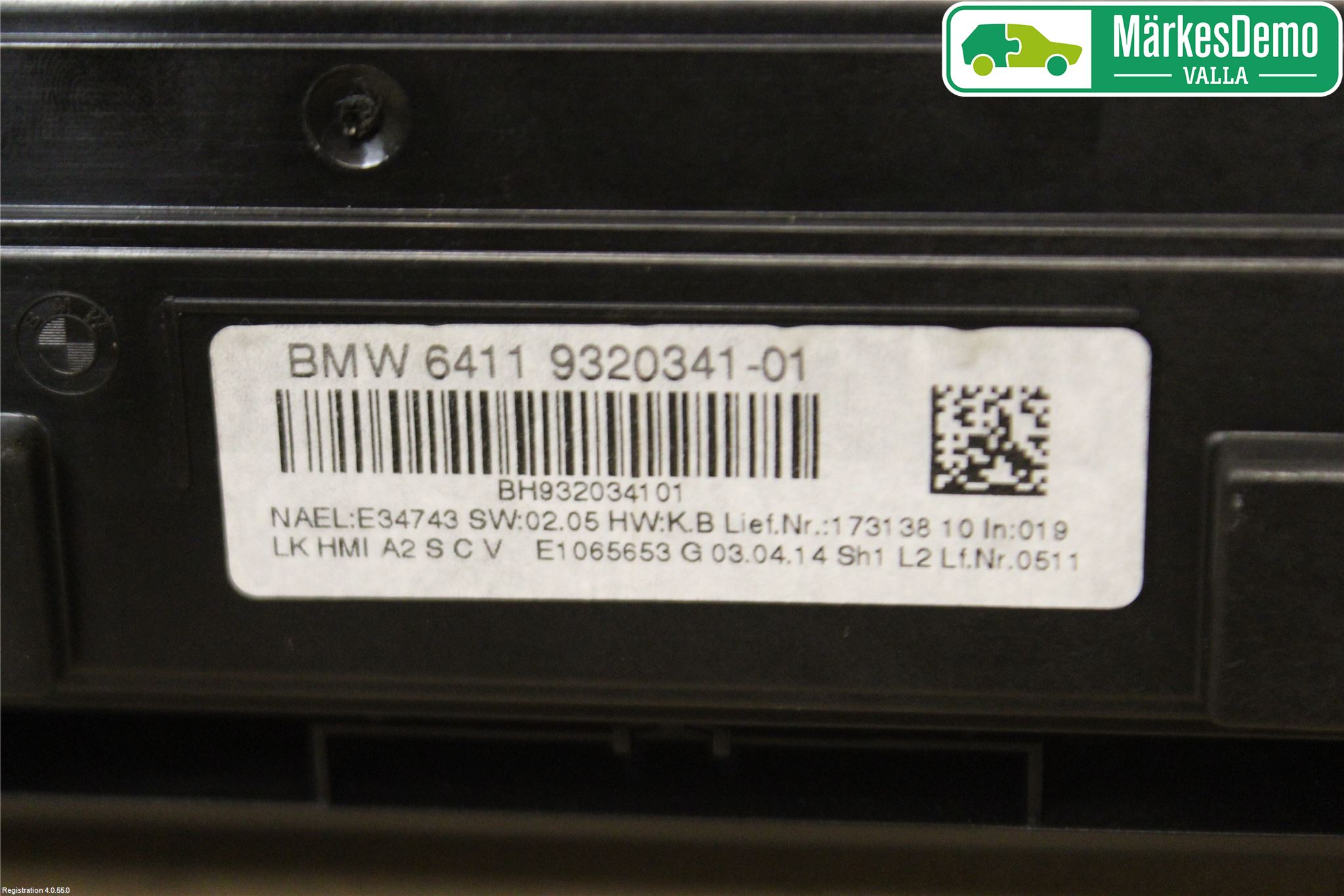 BMW 3 GT F34 13-19 Ac Styrenhet Ac Manöveren