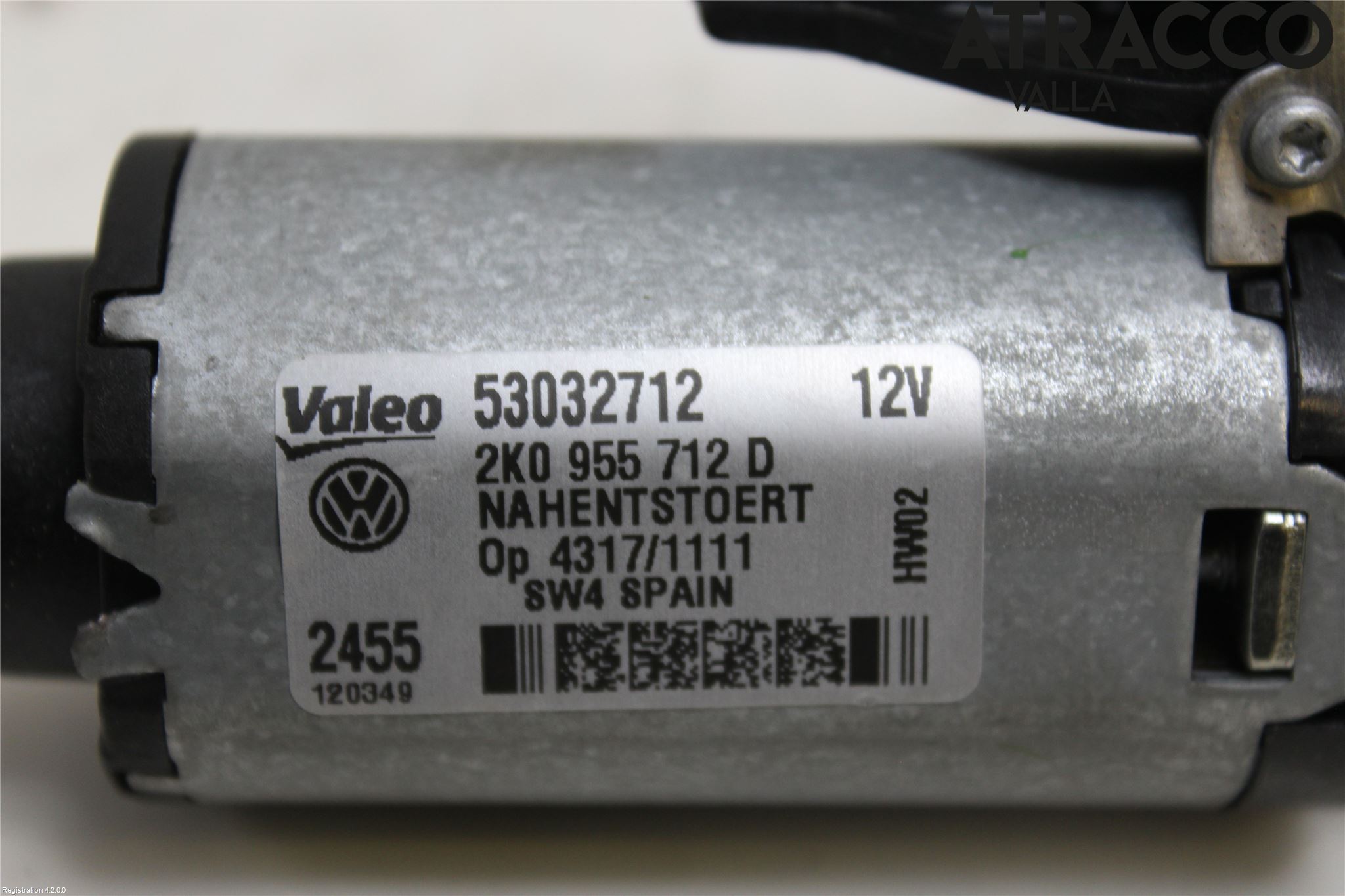 Volkswagen VW CADDY 16-20 Torkarmotor Baklucka