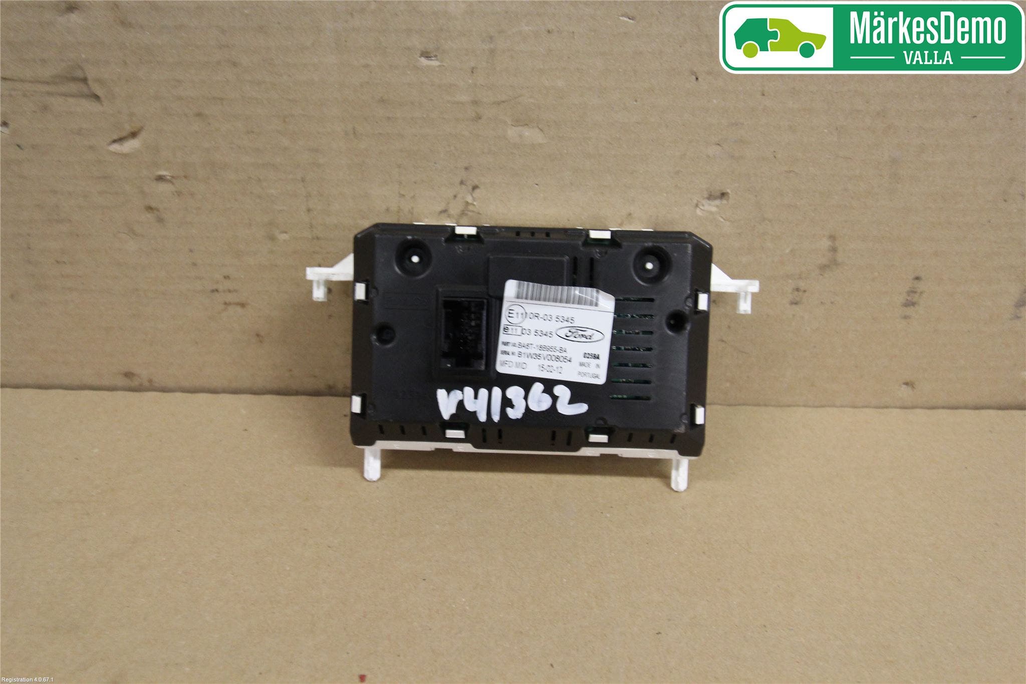 Ford FIESTA 09-12 Kontrolldisplay