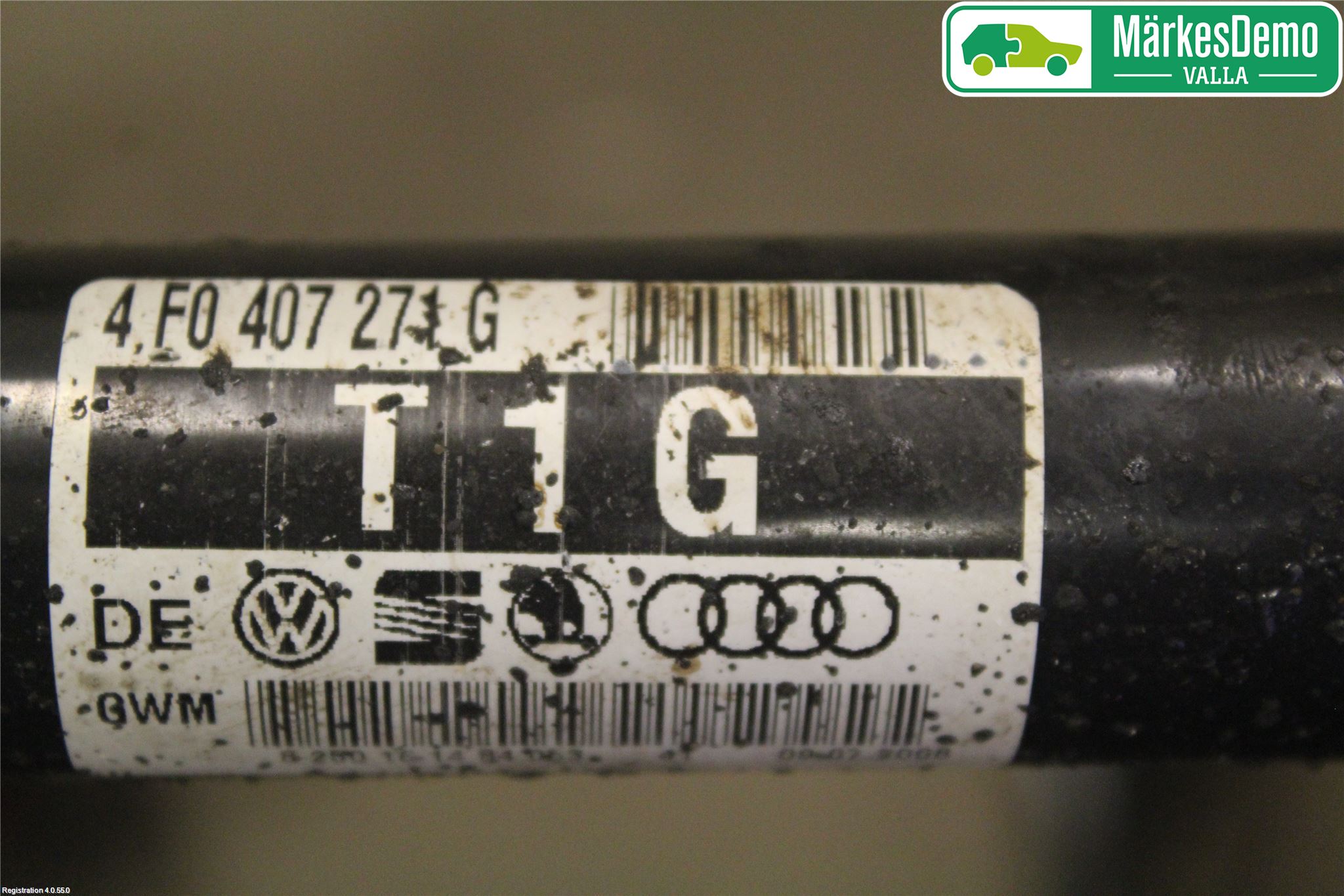 Audi A6/S6     05-11 Drivaxel Fram Vänster