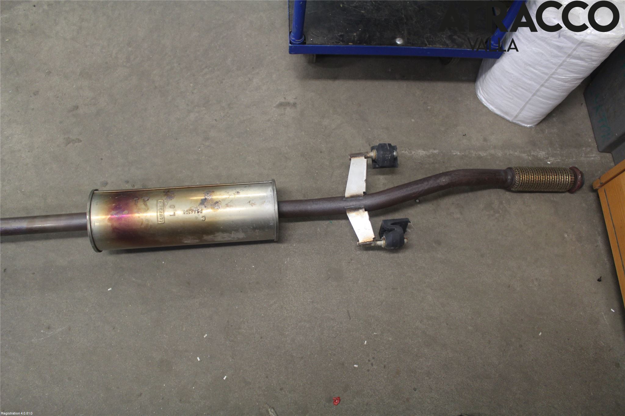 Citroen COTROEN C3 17-24 Avgasrör Främre-Mitt-Bak