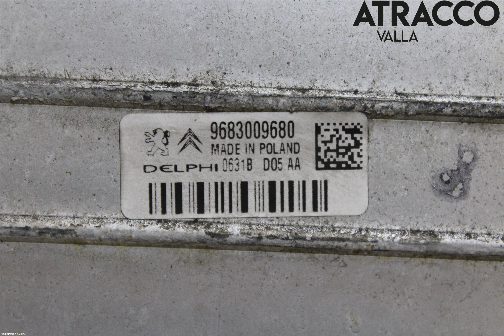 Citroen C5 08-17 Laddluft-Intercooler Kyl