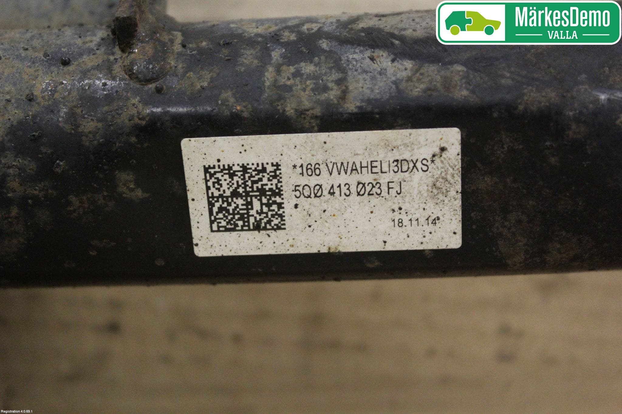 Volkswagen VW GOLF / E-GOLF VII 13-20 Fjäderben Fram Vänster