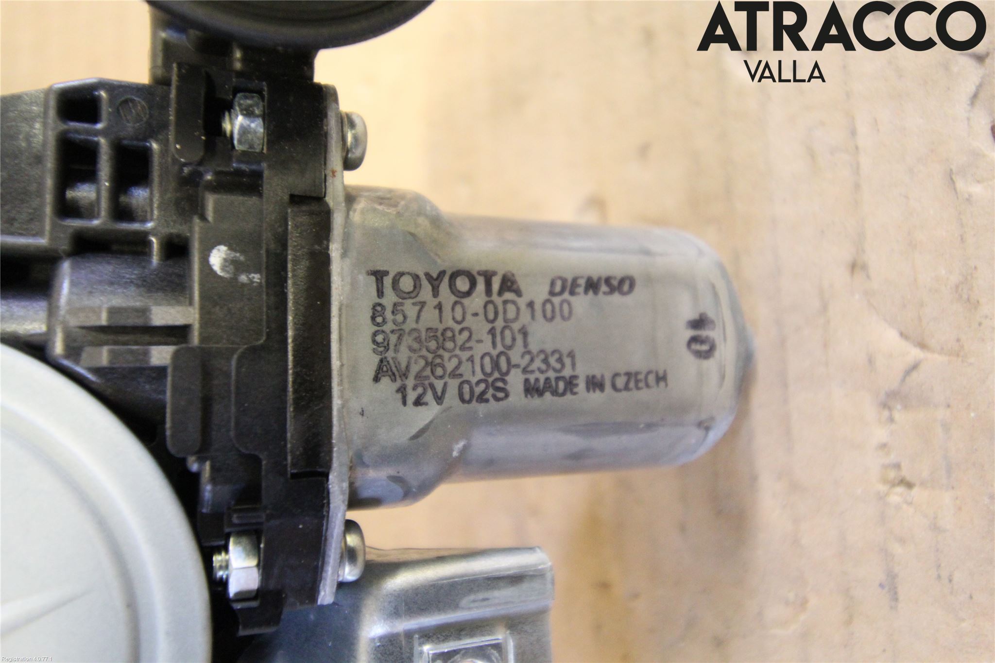 Toyota AURIS 13-19 Fönsterhiss El Kompl