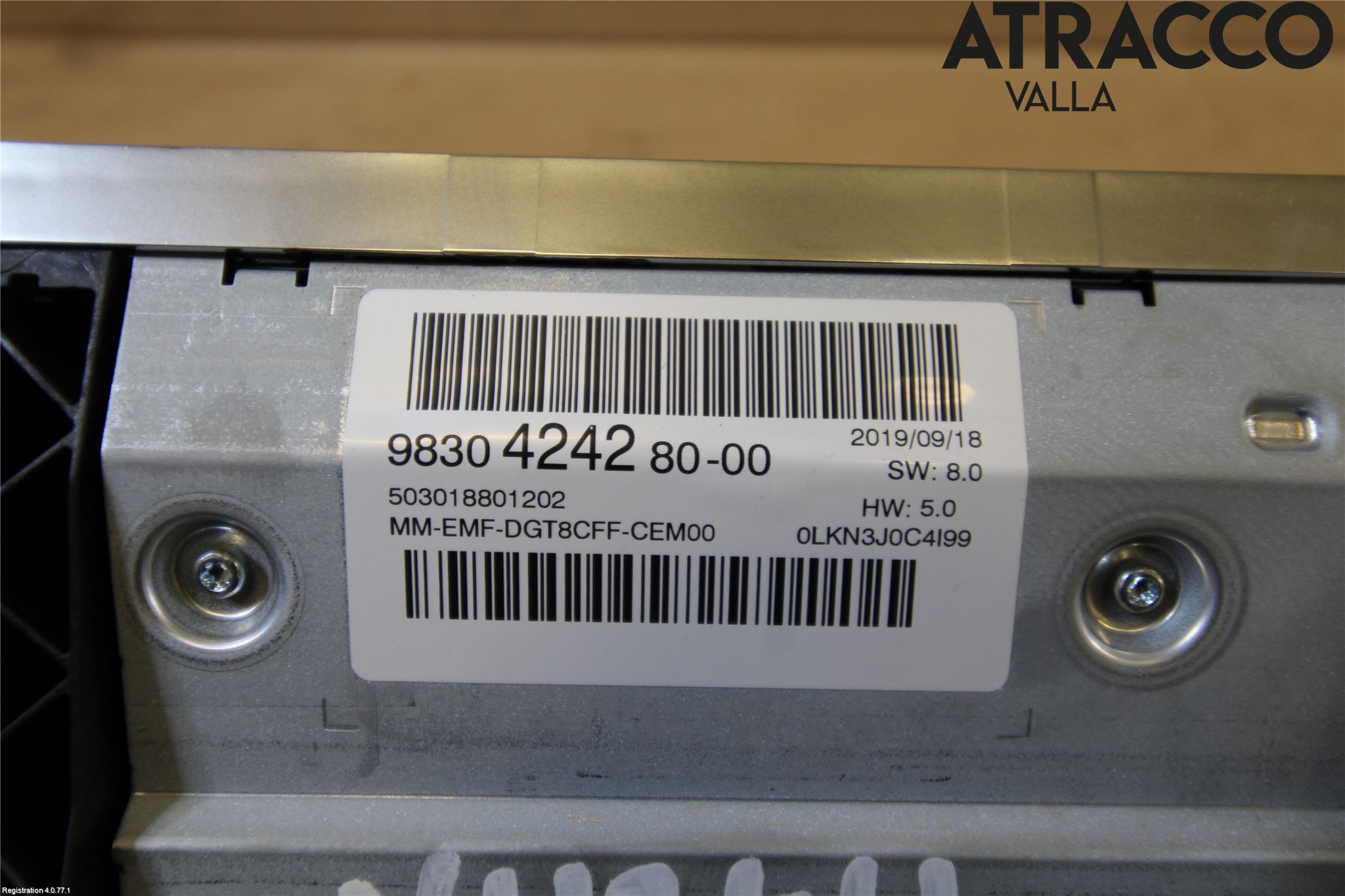 Peugeot 3008 17-24 Bildskärm