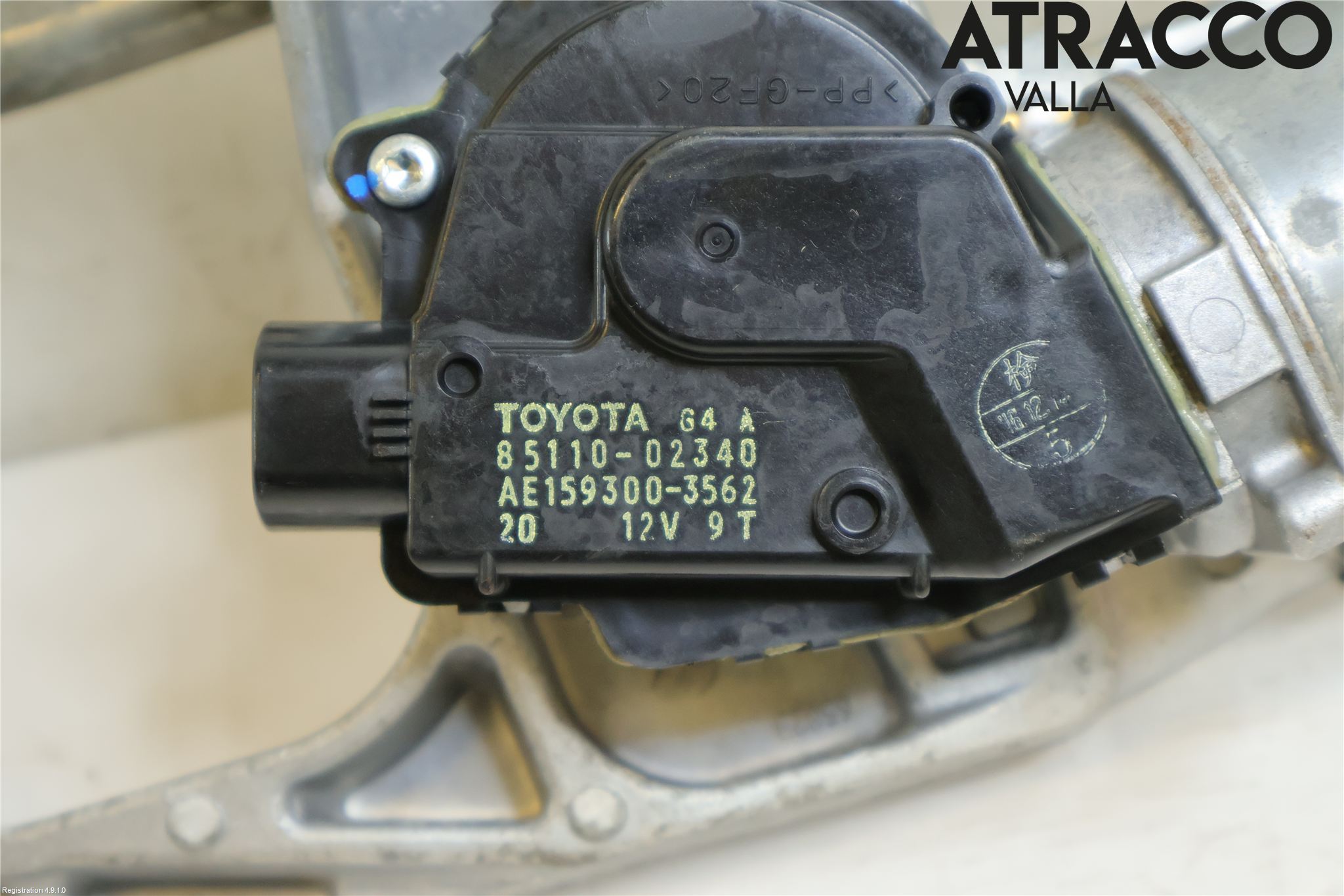Toyota AURIS 13-19 Torkarmekanism Vindruta