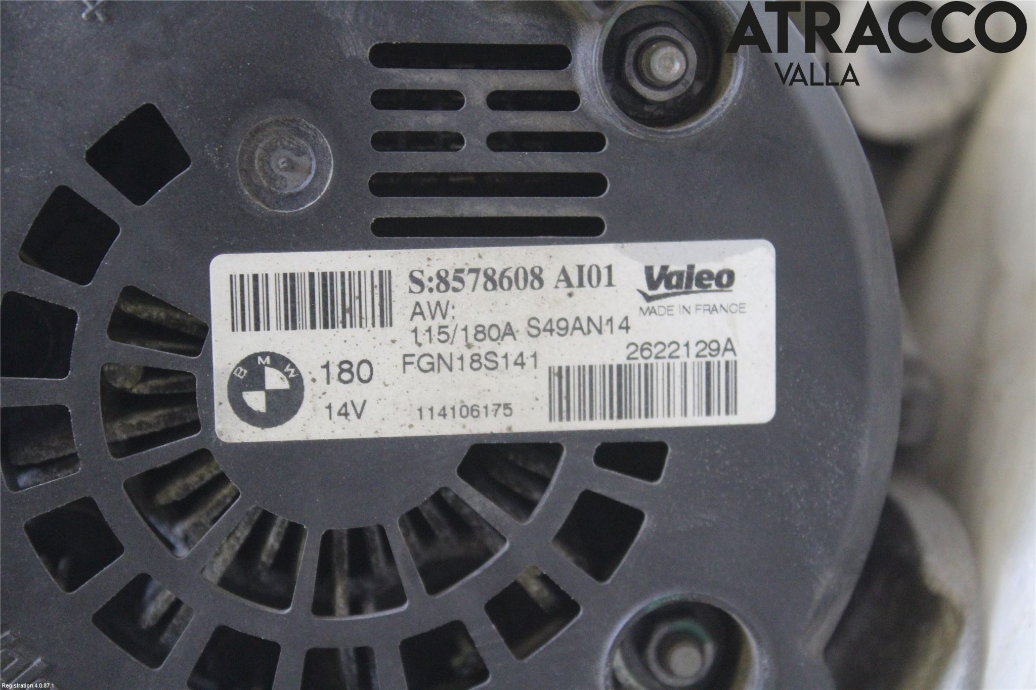 BMW 3 F30/F31/F80 12-19 Generator