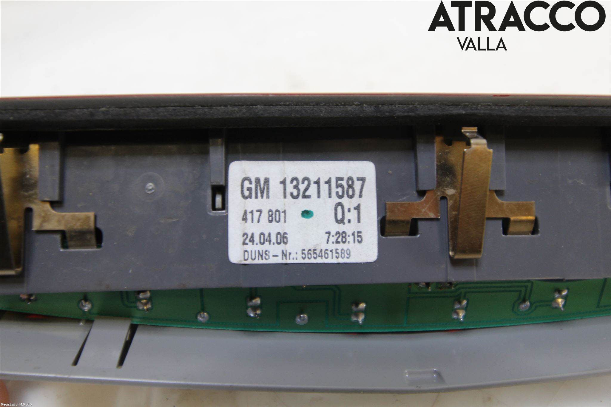 Opel ASTRA H 04-12 Bromsljus Bakruta