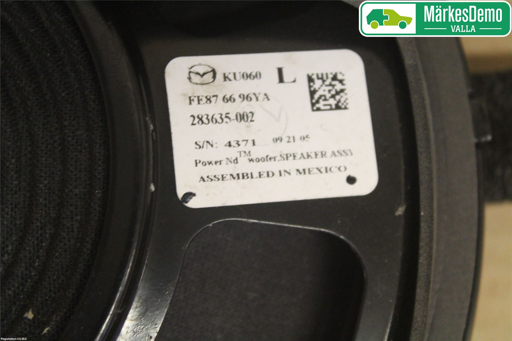 Mazda RX8 Högtalare