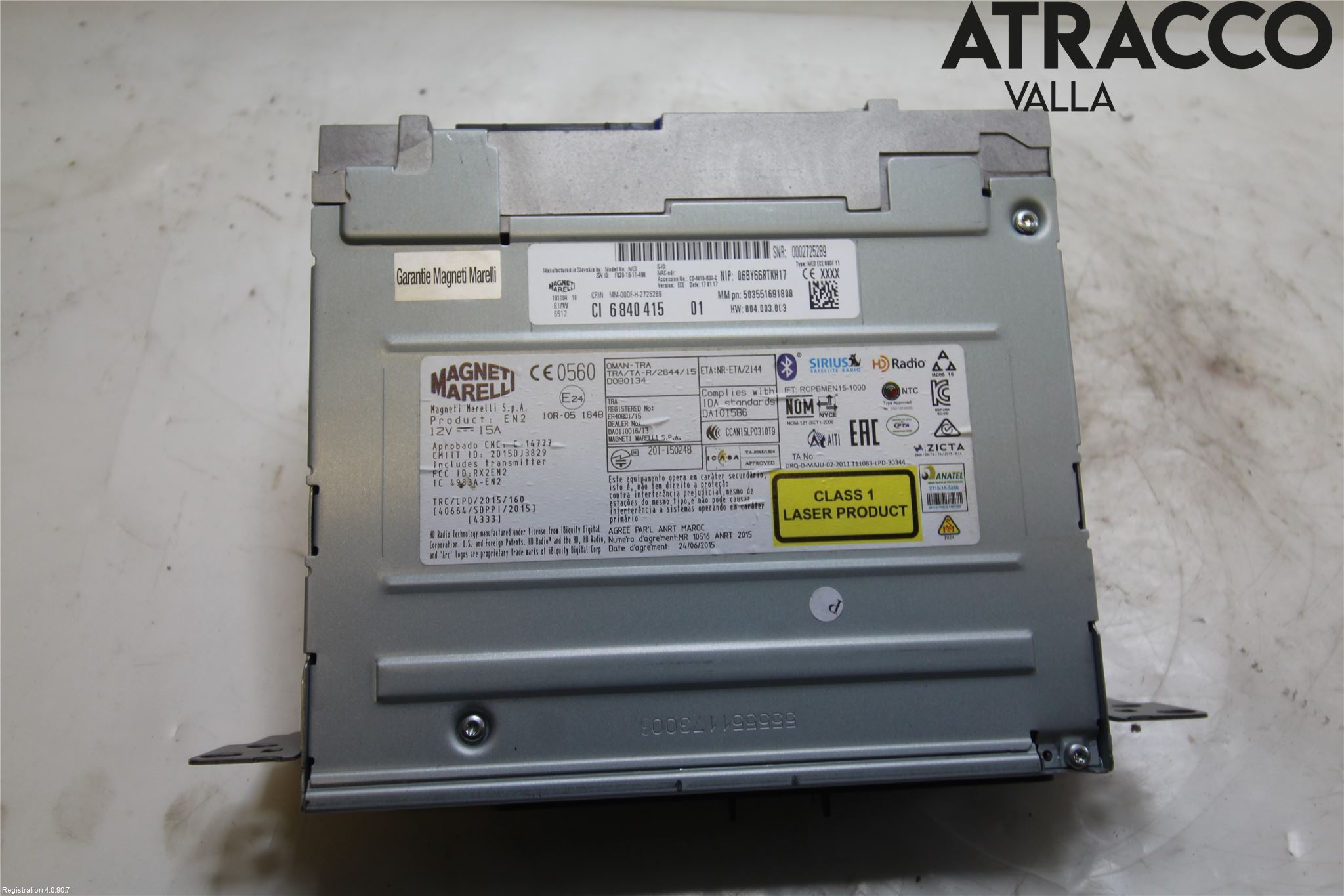 BMW 1 F20/F21 11-19 Cd Radio - Multimediapanel
