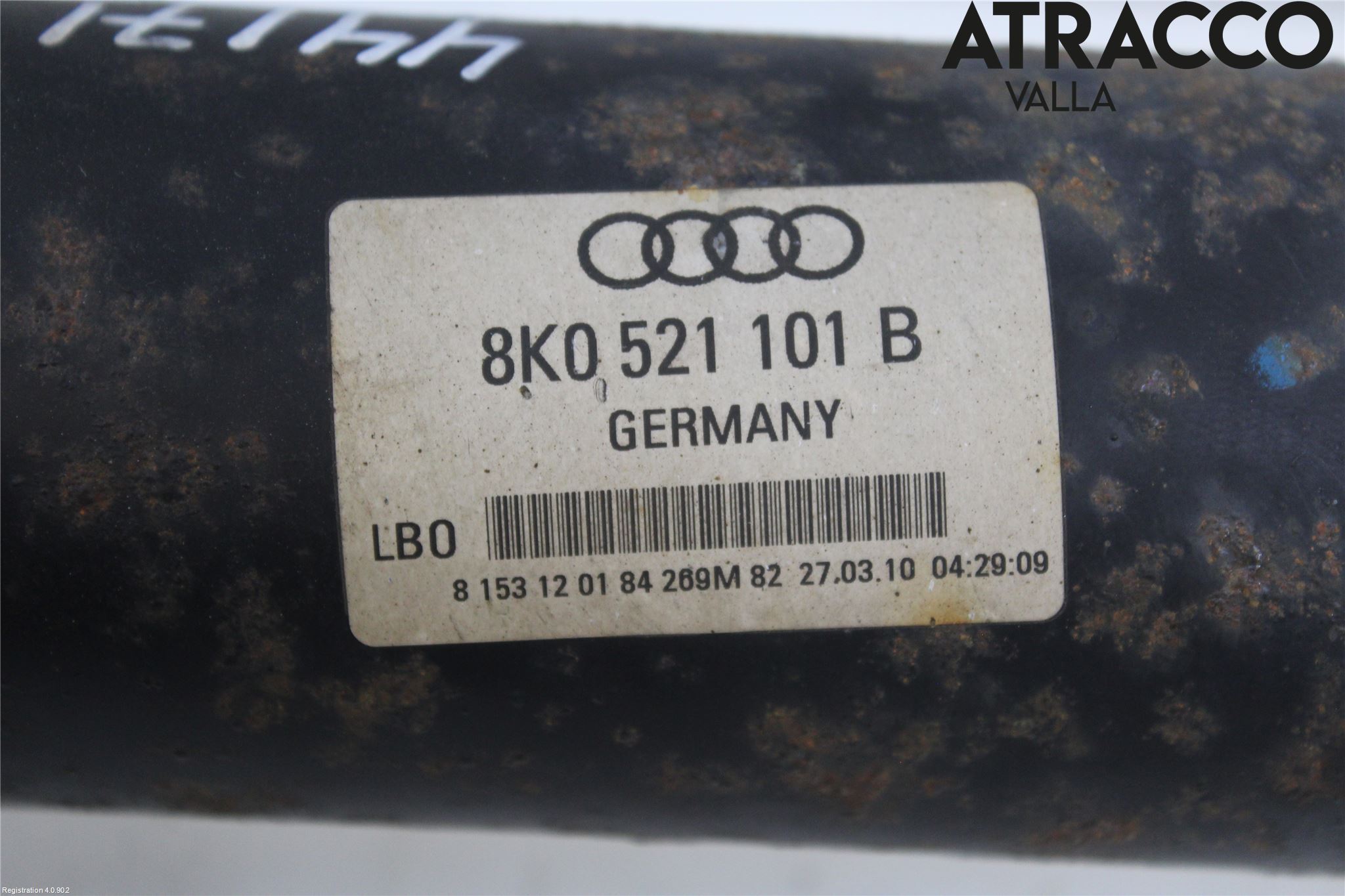 Audi A4/S4 08-11 Mellanaxel Komp