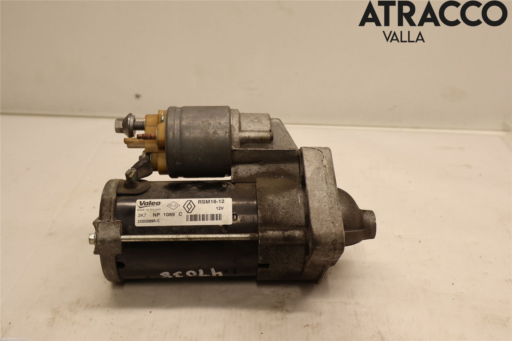 Renault TRAFIC/E-TECH 15- Startmotor Diesel