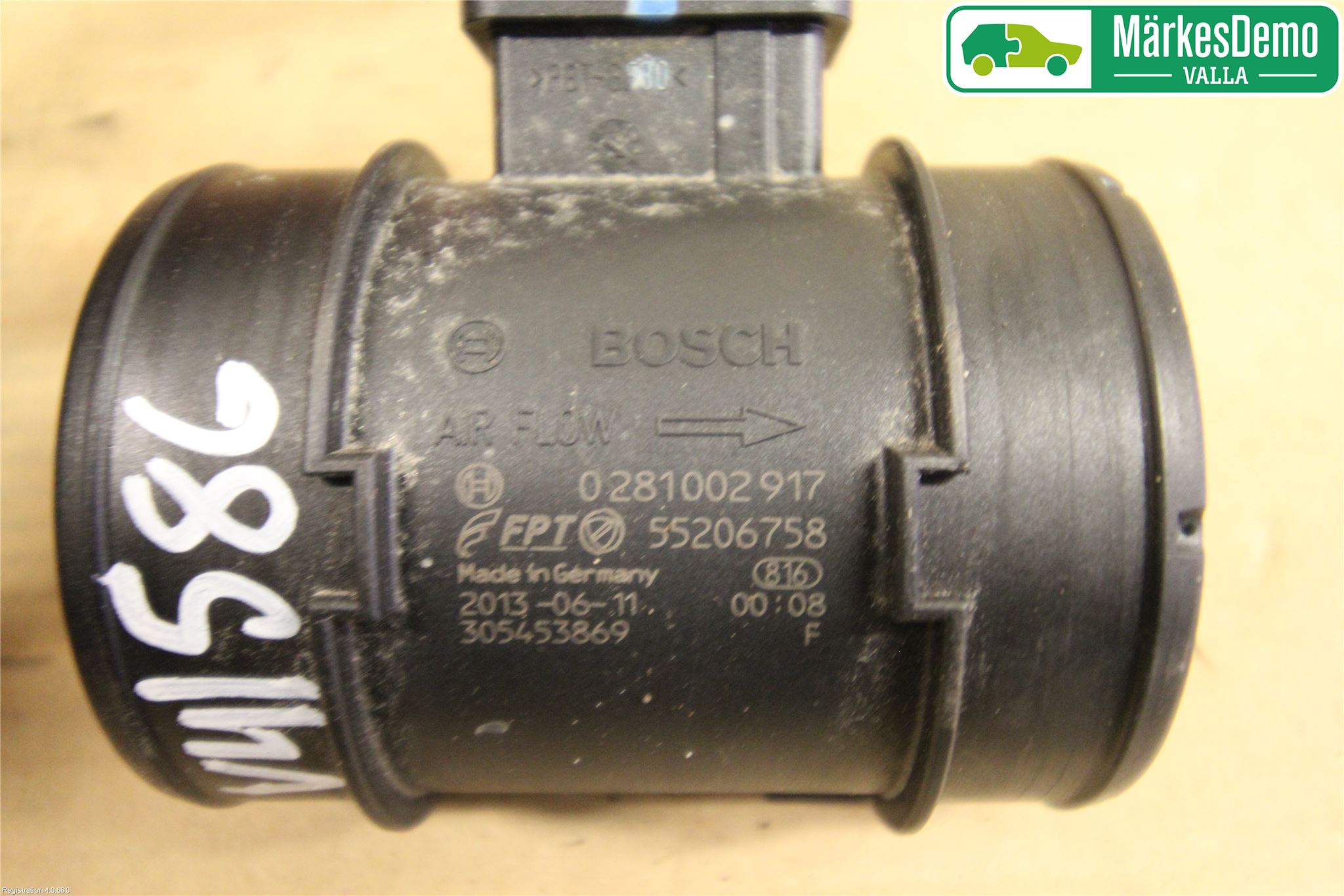 Fiat FREEMONT Injluftmassamätare