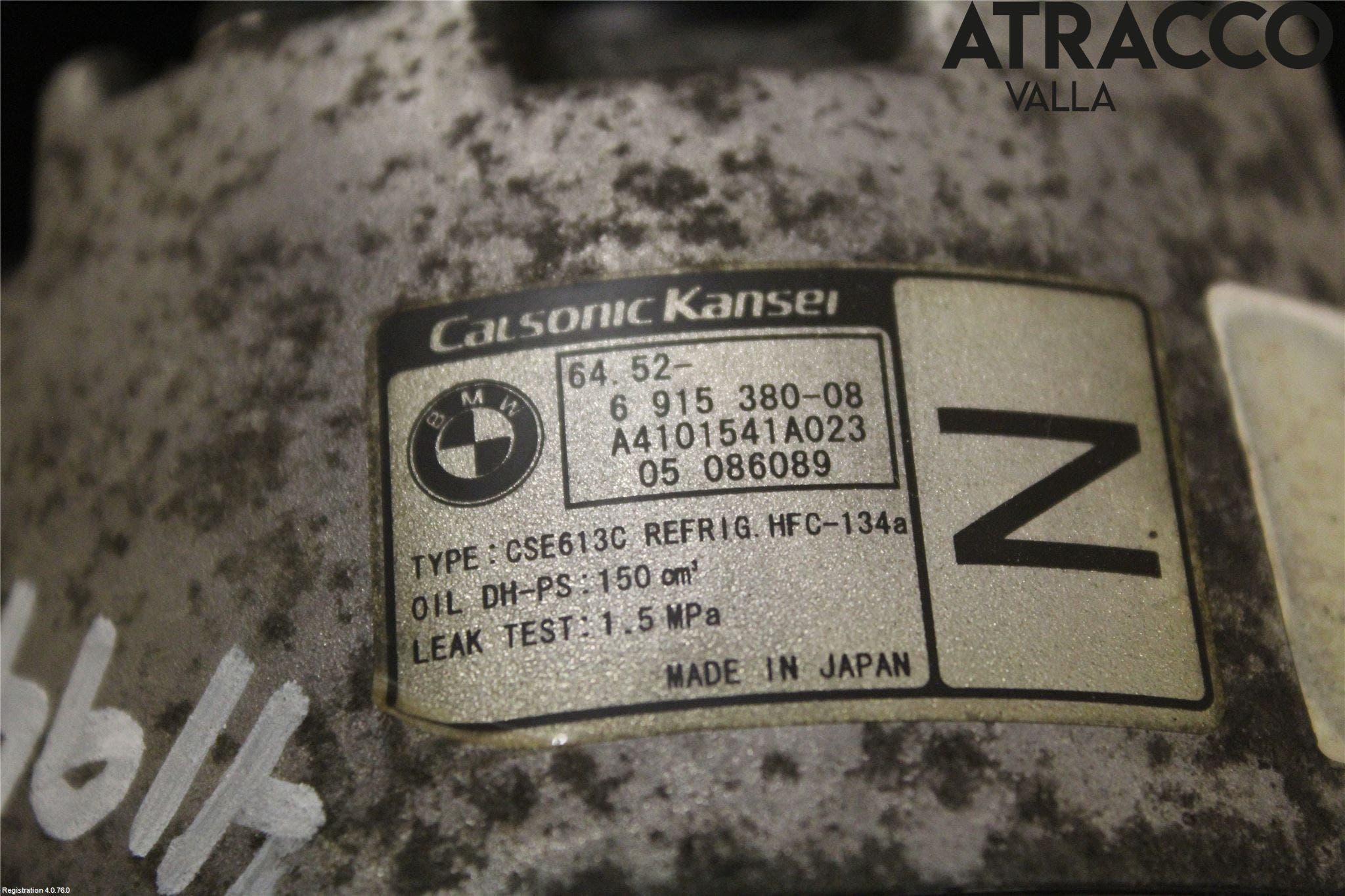 BMW 3 E90/91 SED/TOU 05-12 Ac Kompressor