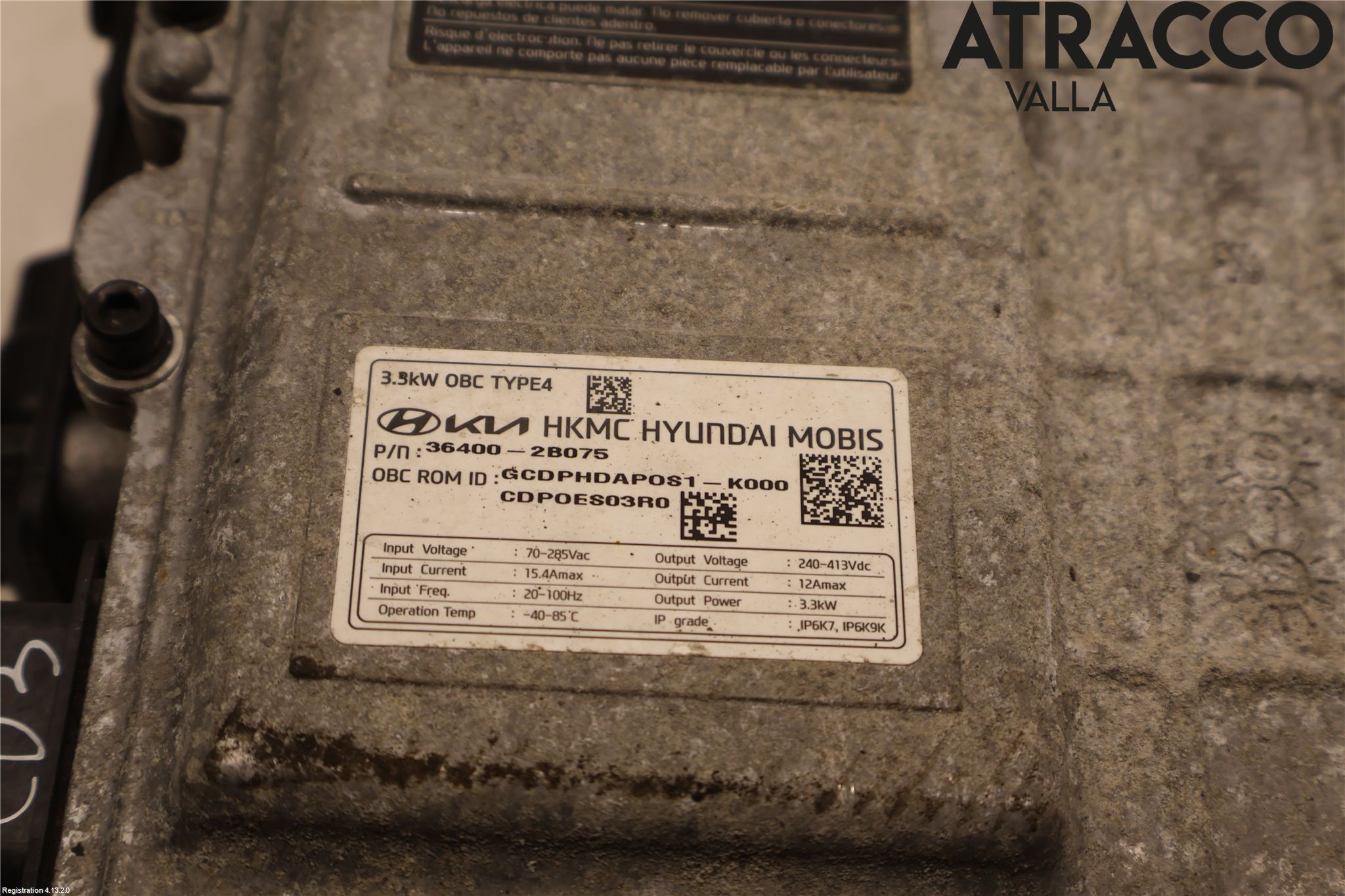 Kia XCEED 19- Batteriladdare Högspänning