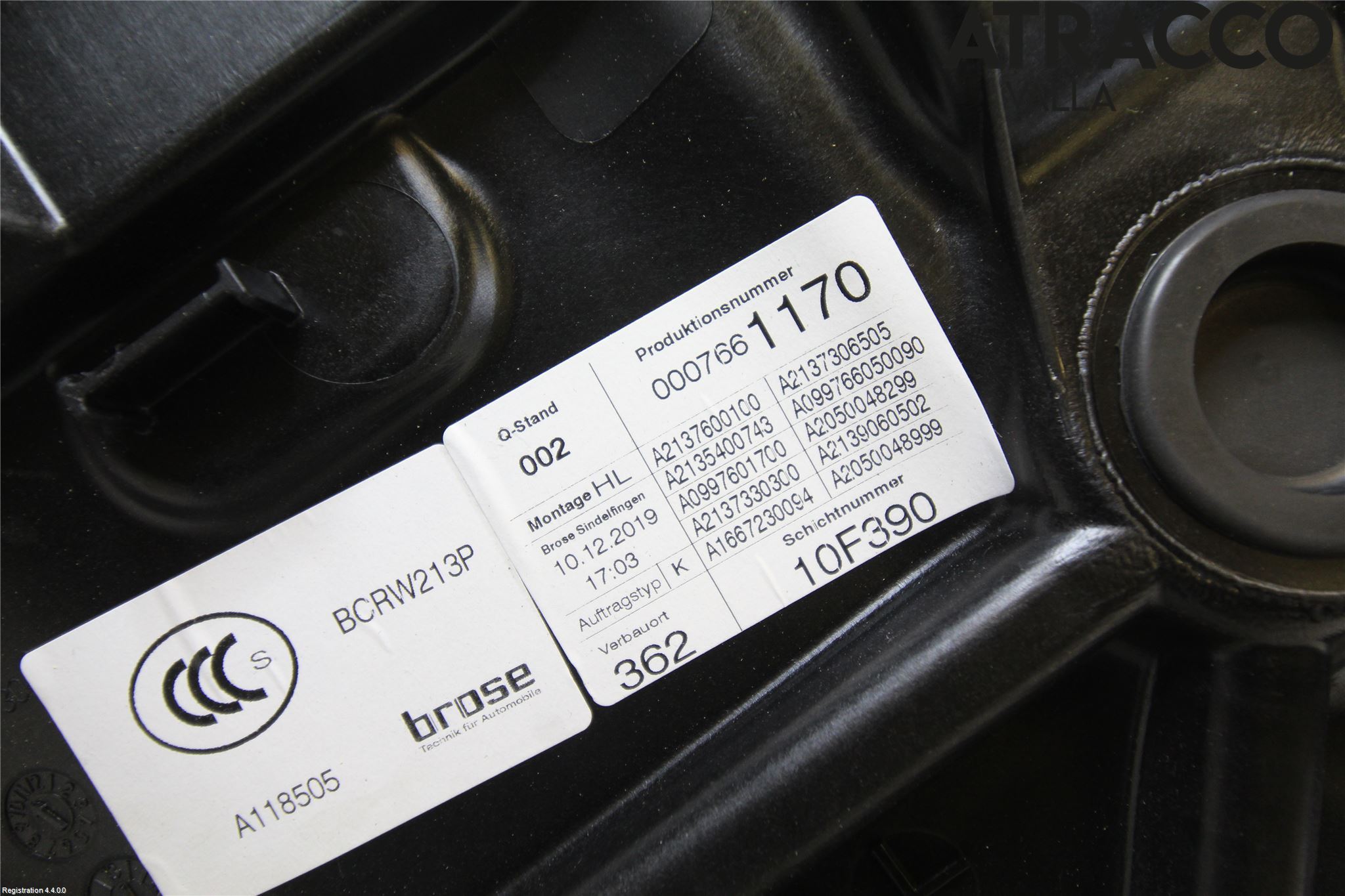 Mercedes-Benz MB E-KLASS (W213) 16-23 Fönsterhiss El Kompl