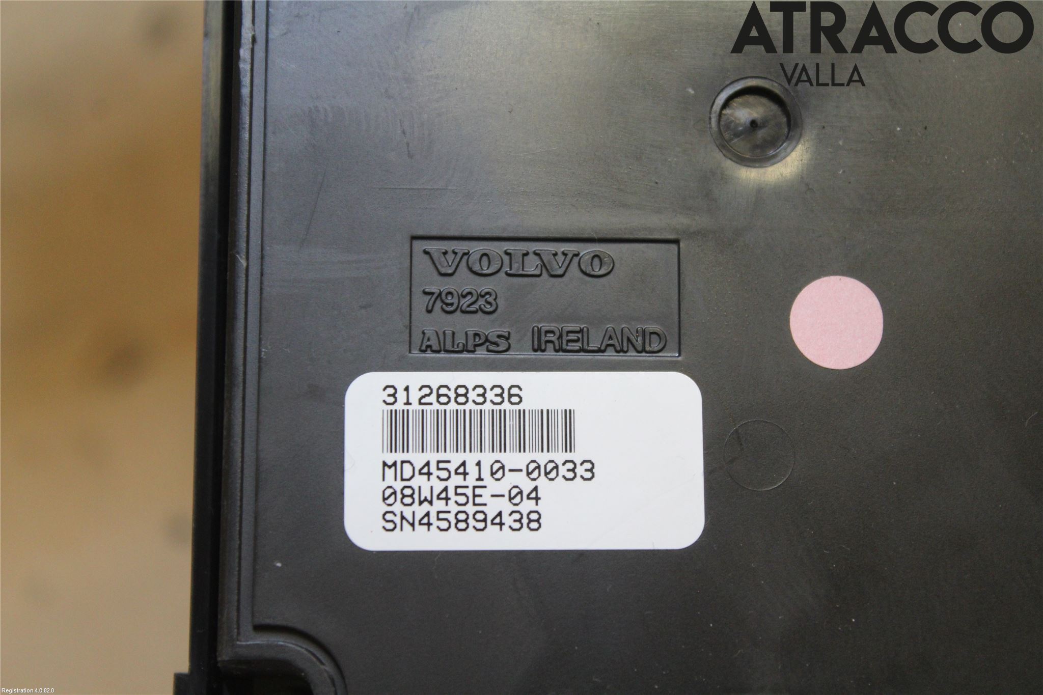 Volvo V70 08-13 Kontrolldisplay