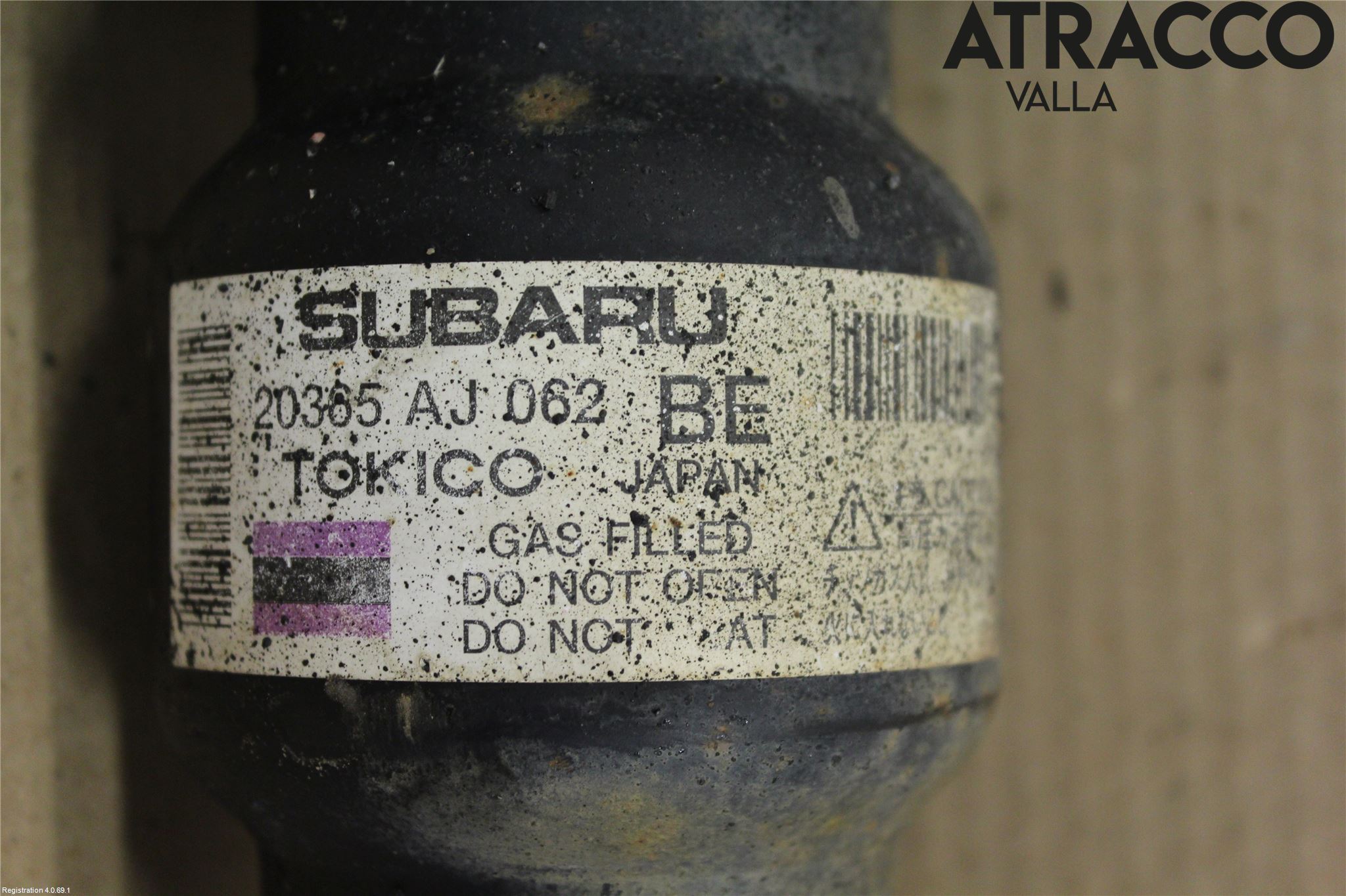 Subaru OUTBACK 10-15 Fjäderben Bak Vänster