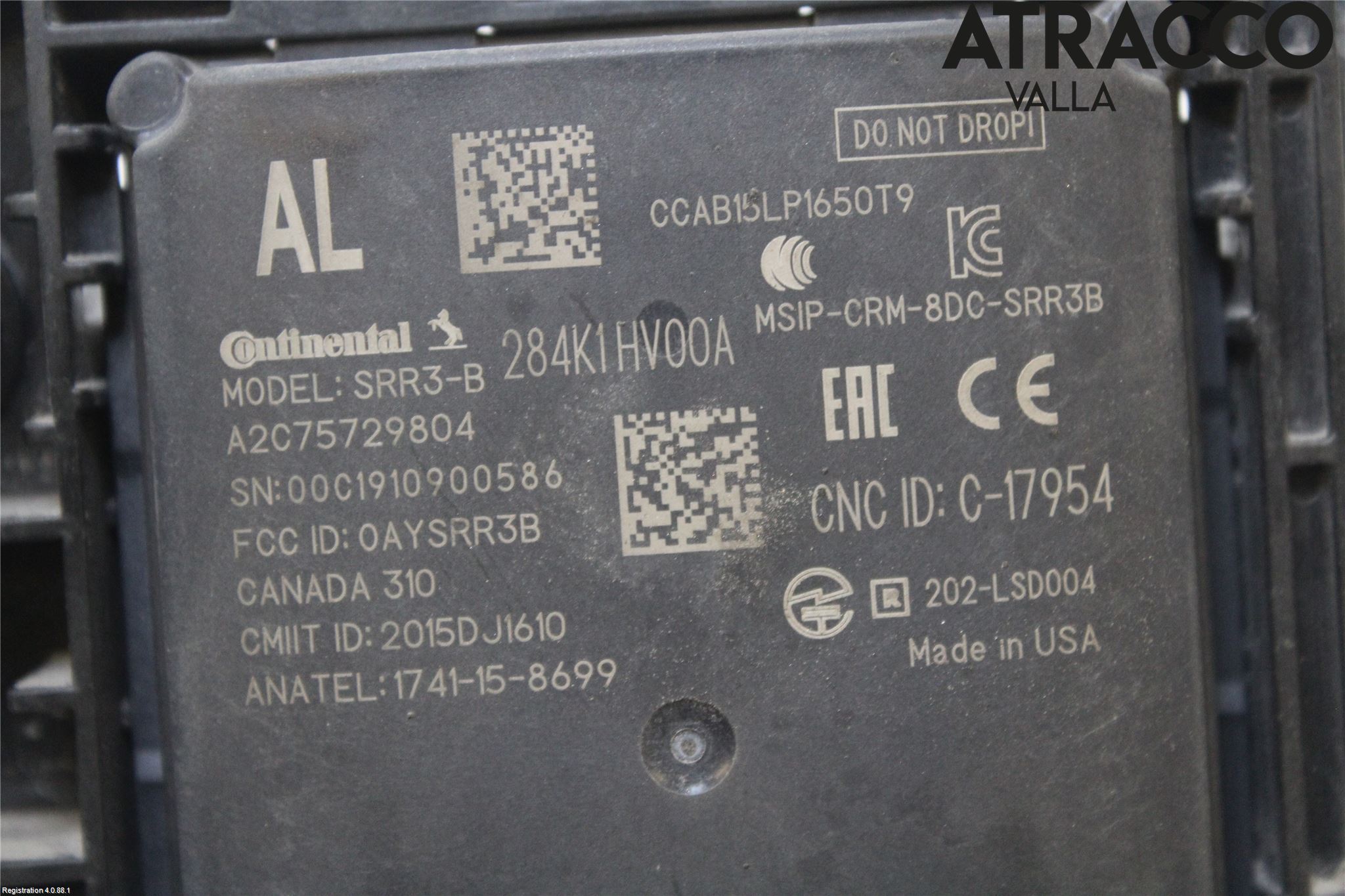 Nissan QASHQAI 17-21 Sensor Aktivt Kollisionsskydd