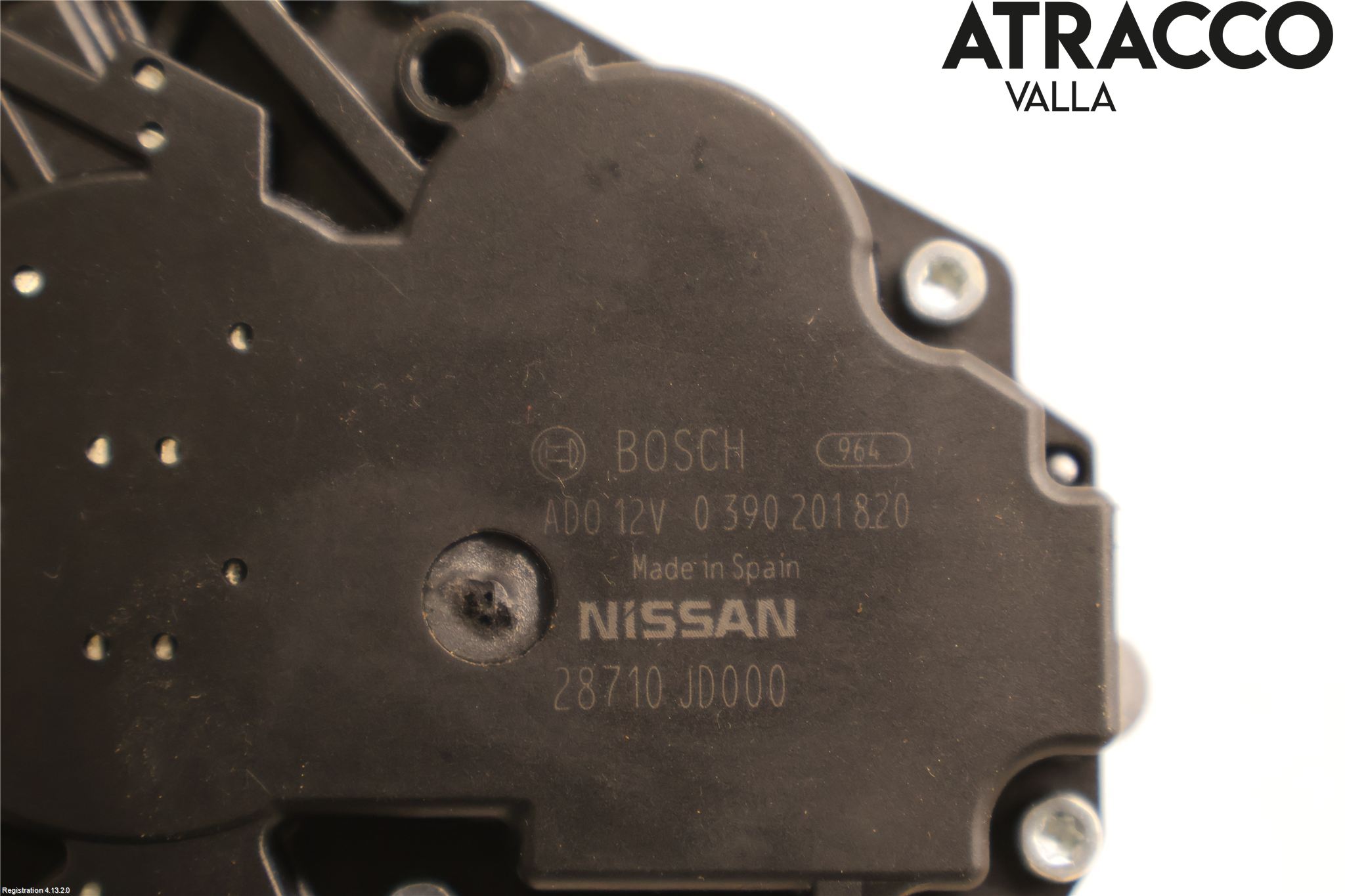 Nissan QASHQAI 10-14 Torkarmotor Baklucka