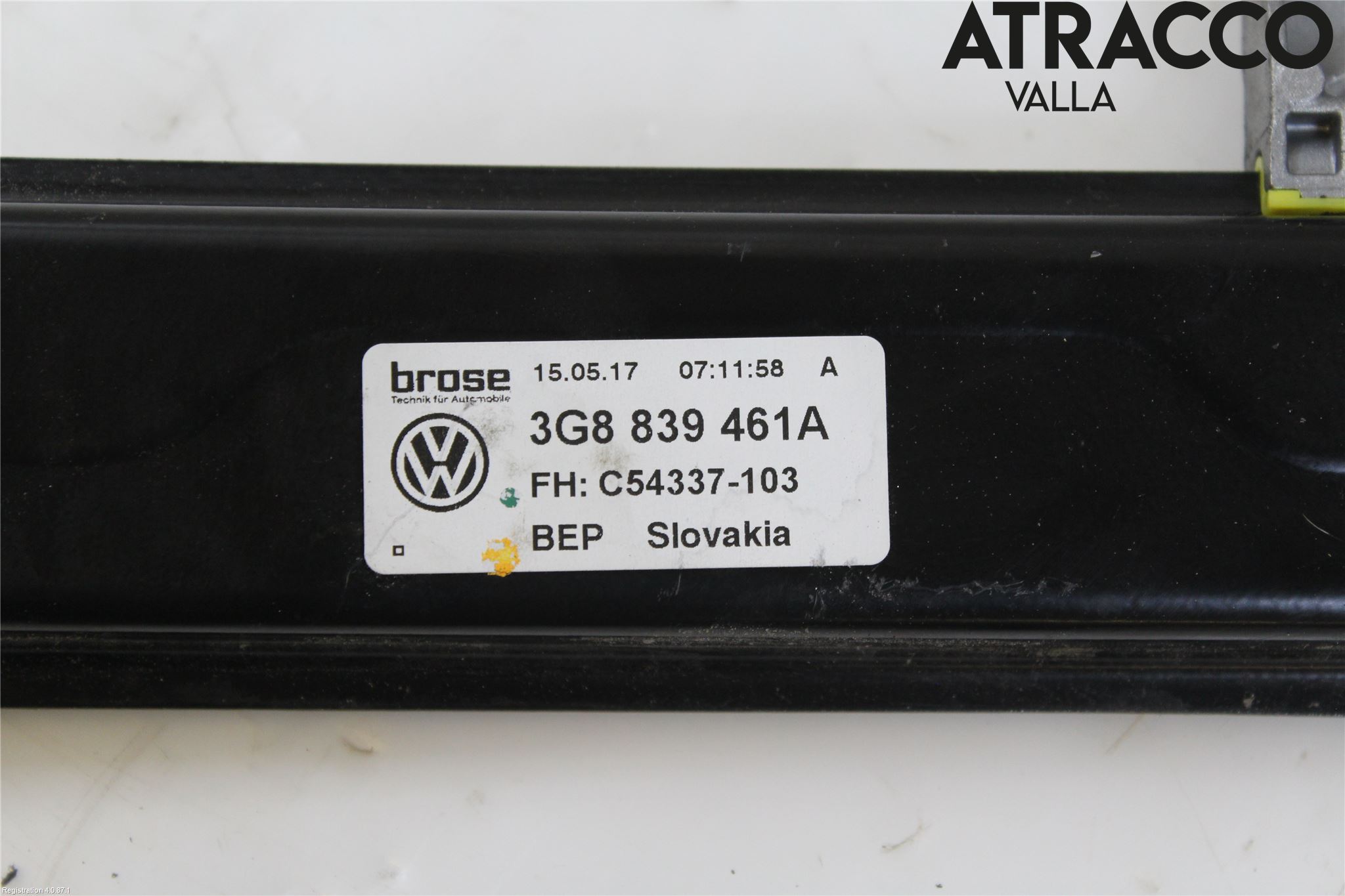 Volkswagen VW ARTEON 17- Fönsterhissmekanism