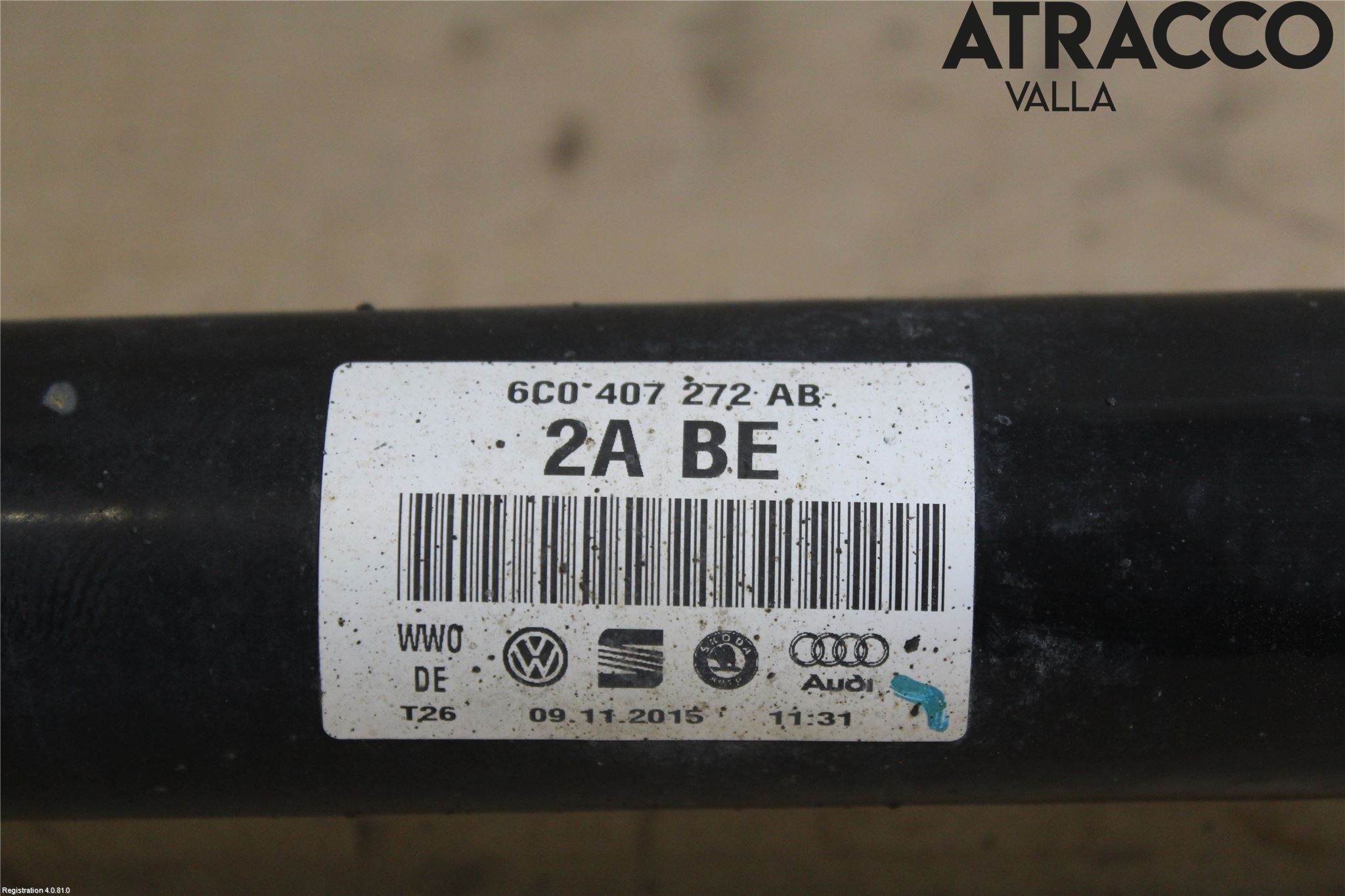 Audi A1/S1 11-18 Drivaxel Fram Höger