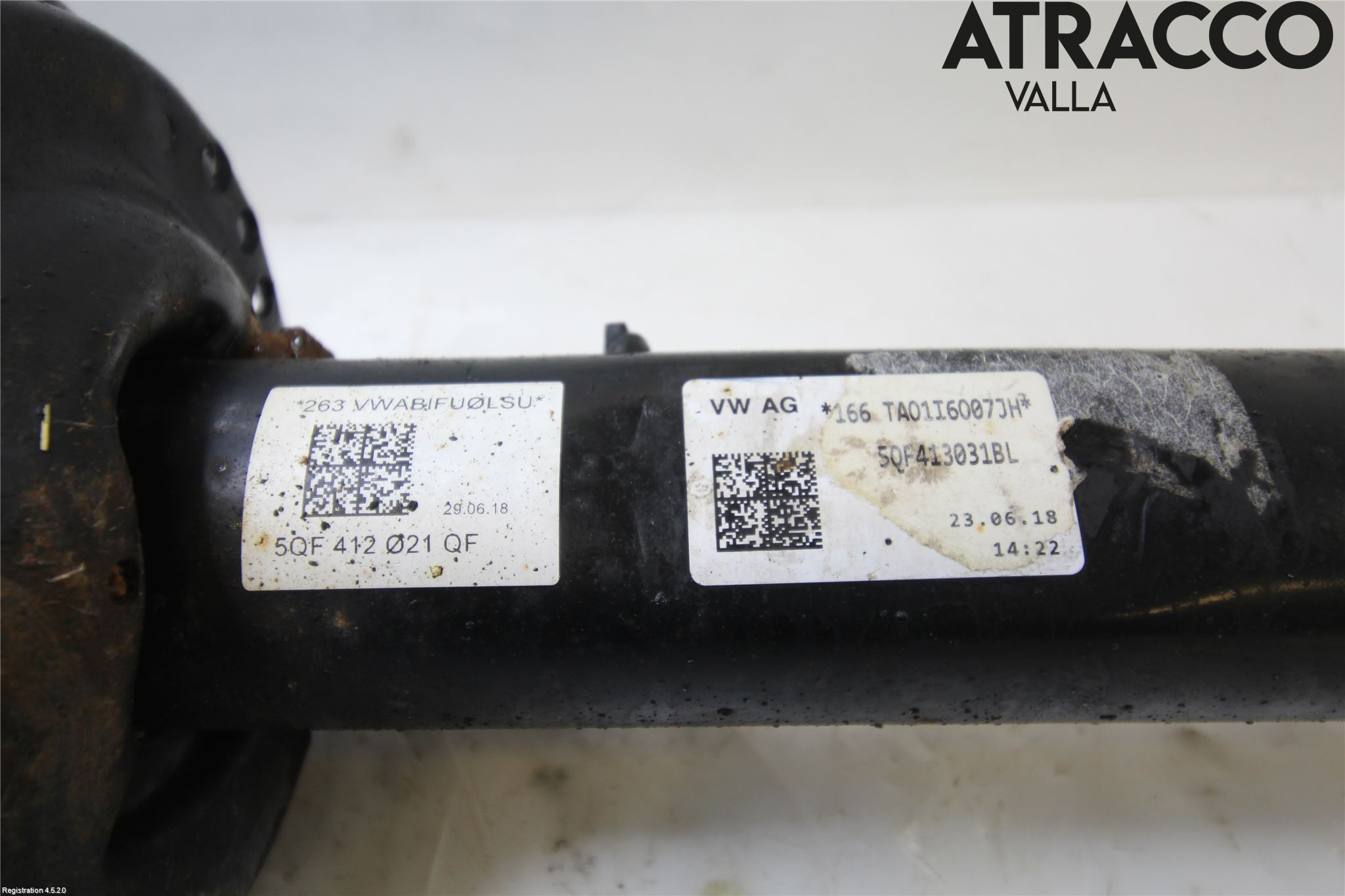 Volkswagen VW TIGUAN 16-24 Fjäderben Fram Höger