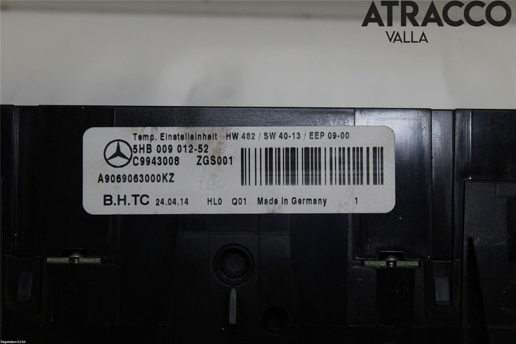 Mercedes-Benz MB SPRINTER (W906) 06-18 Ac Styrenhet Ac Manöveren