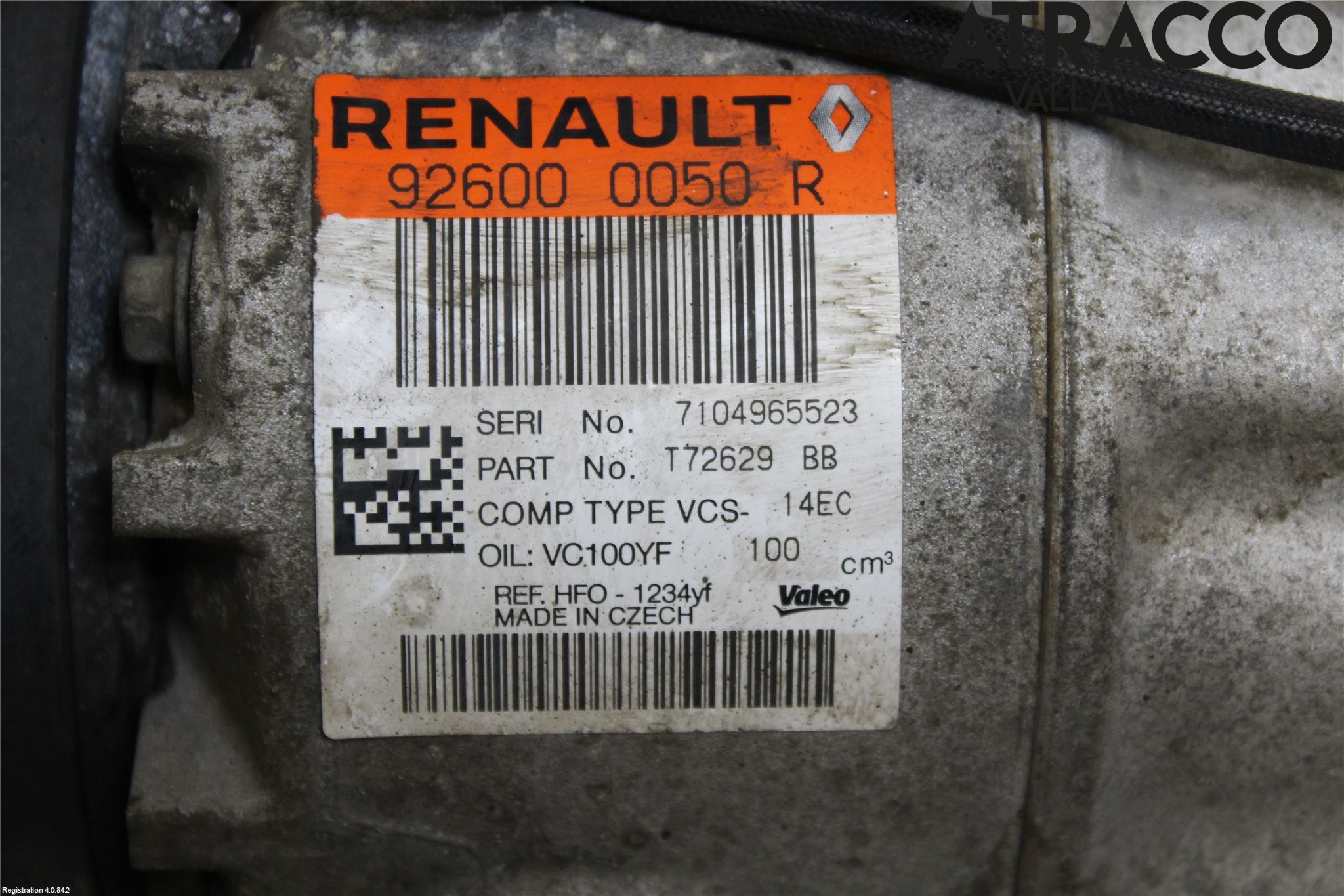 Renault CLIO IV 16-19 Ac Kompressor