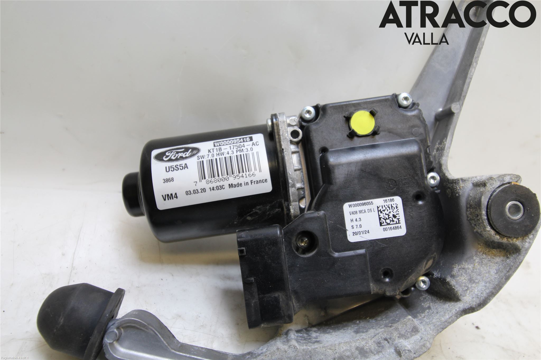 Ford TRANSIT/TOURNEO CONNECT 13-22 Torkarmotor Vindruta