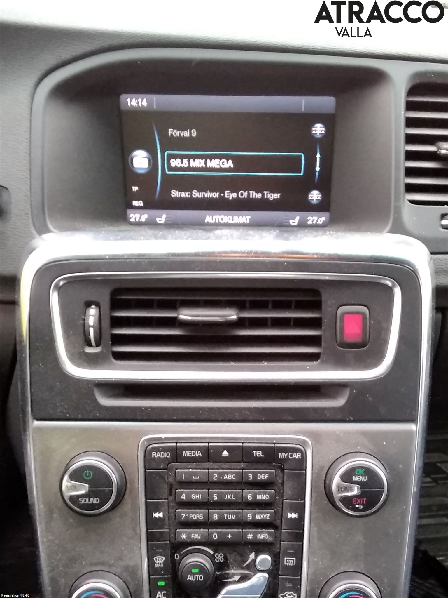 Volvo V60 14-18 Bildskärm