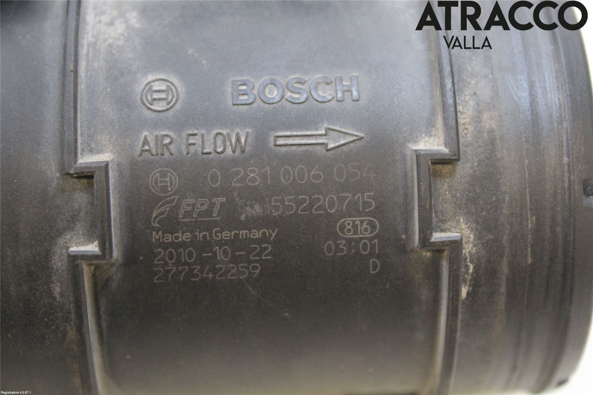 Fiat DOBLO CARGO Injluftmassamätare