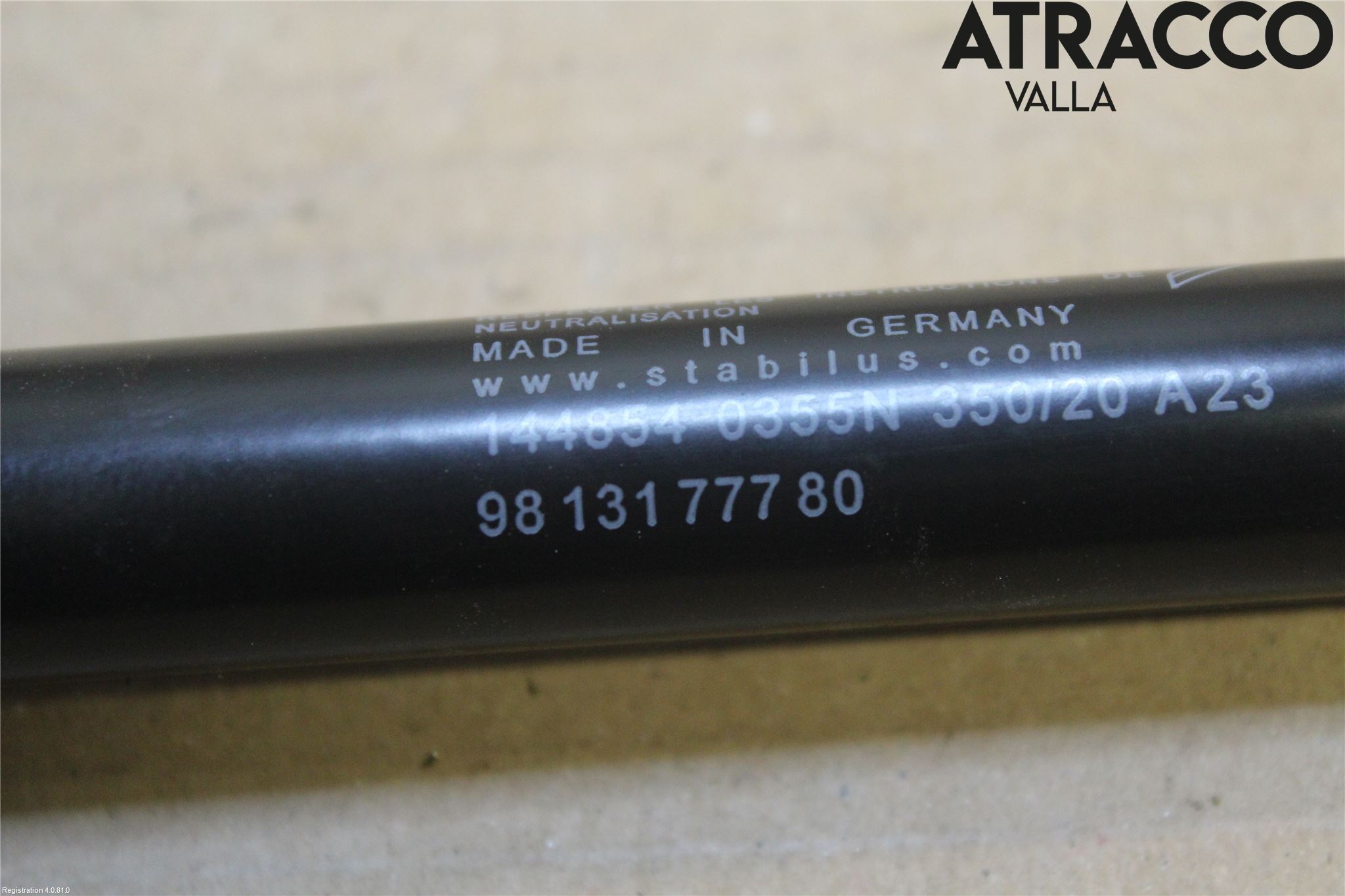 Citroen COTROEN C3 17-24 Gasfjäder Baklucka