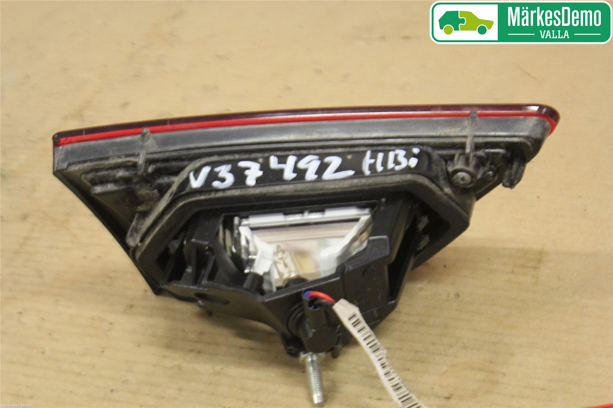 Renault CLIO IV 12-16 Bakljus Lucka Hö