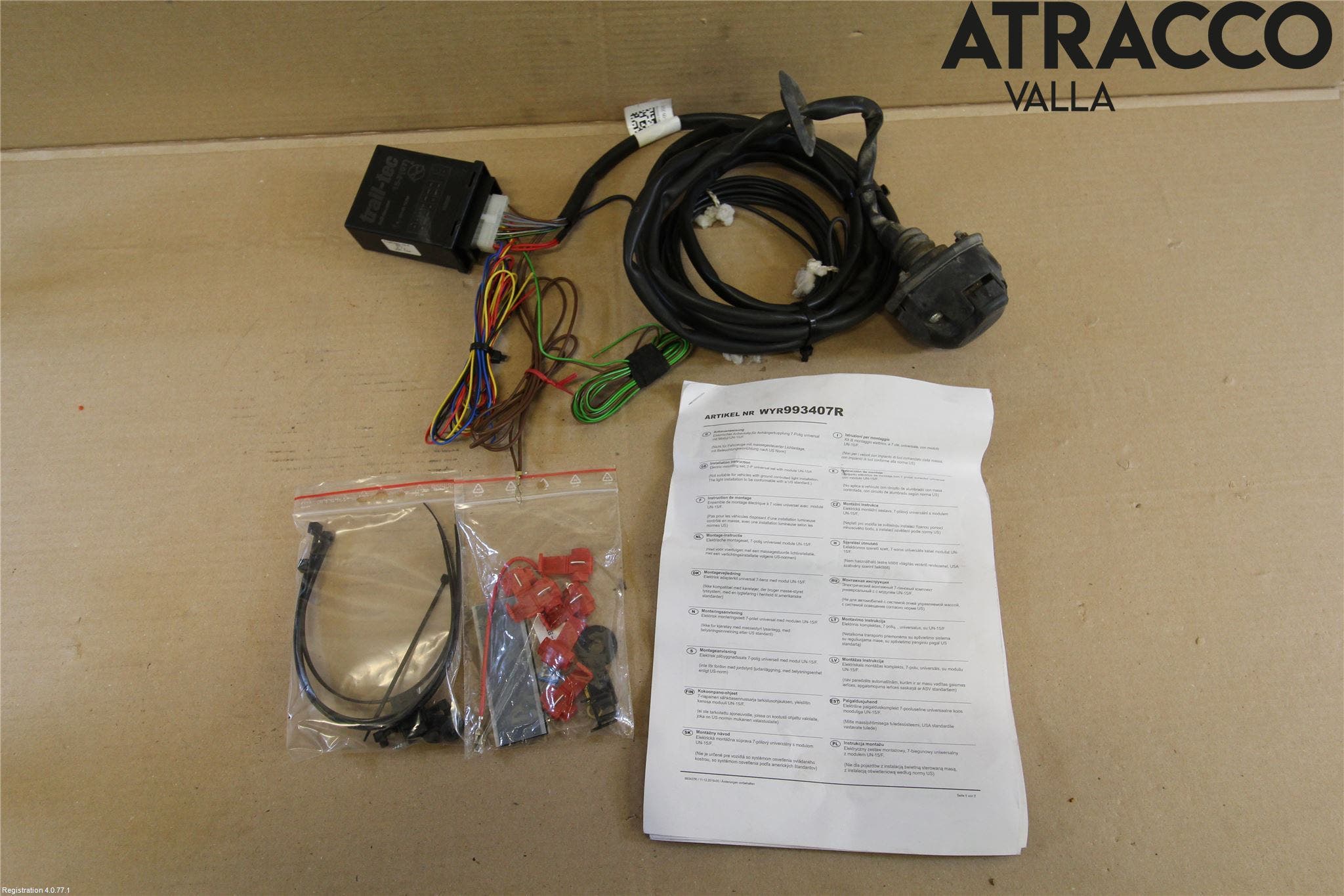 Skoda FABIA 07-14 Dragkrok Elsats