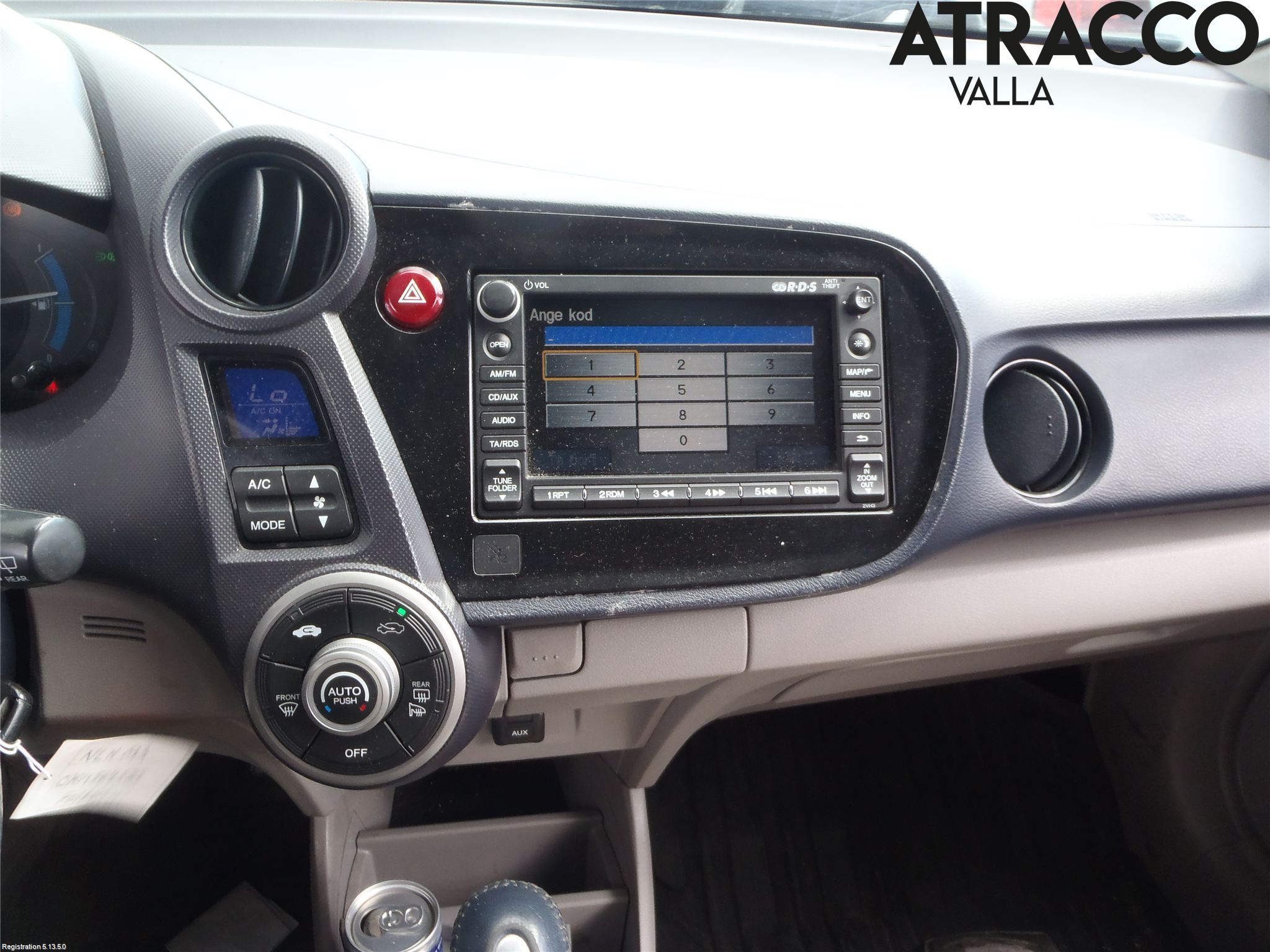 Honda INSIGHT Ac Styrenhet Ac Manöveren